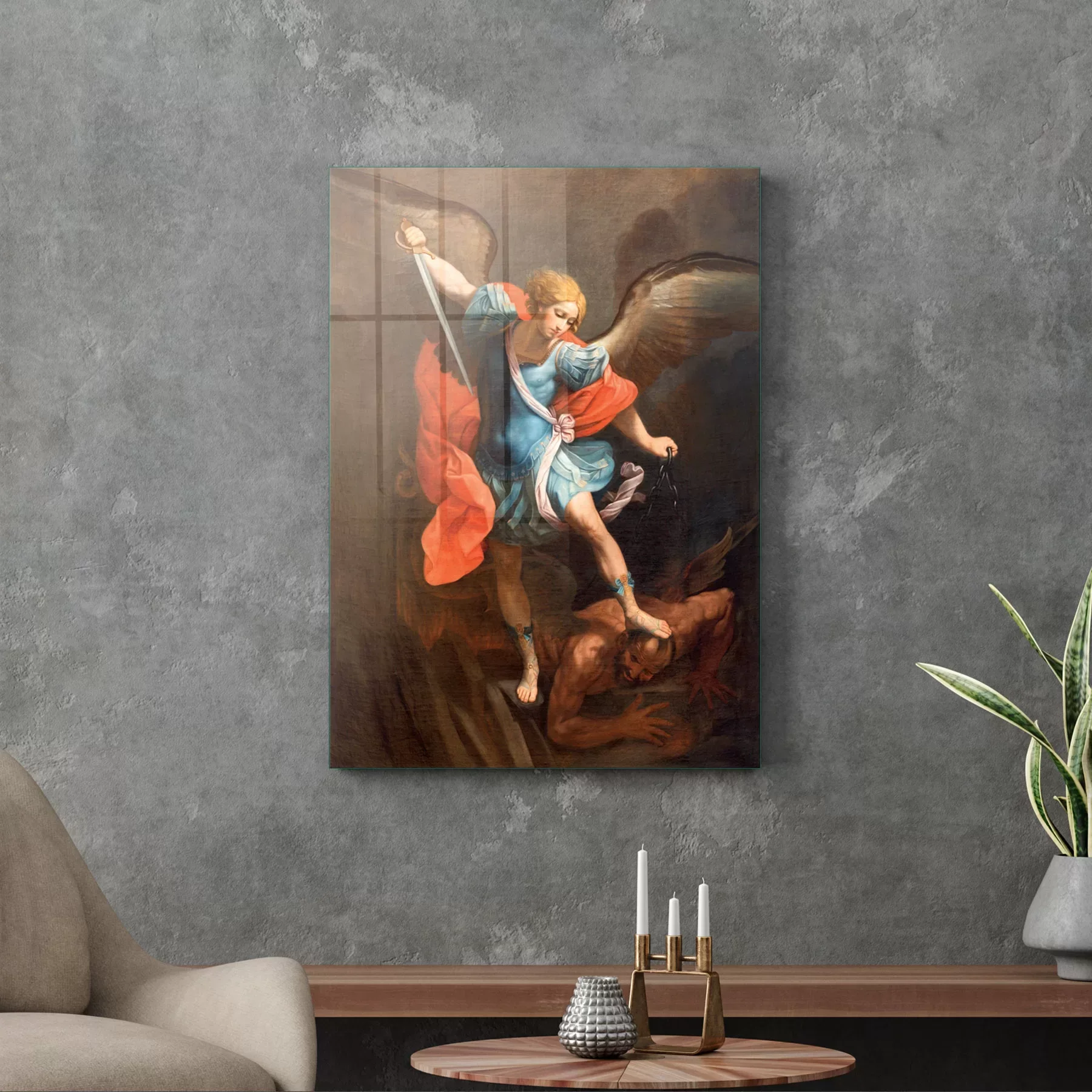 Picture of Decovetro Cam Tablo Aesthetic Middle Era Warrior 70x100 cm