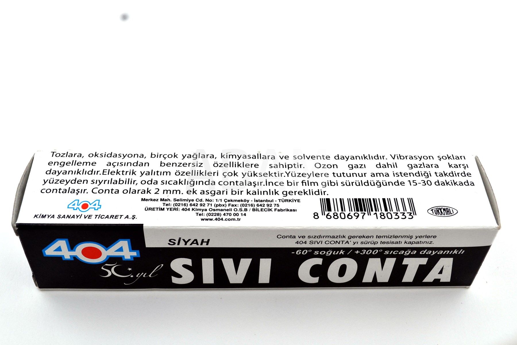 Picture of Siyah Sıvı Conta 45Gr Tüp +350 °C