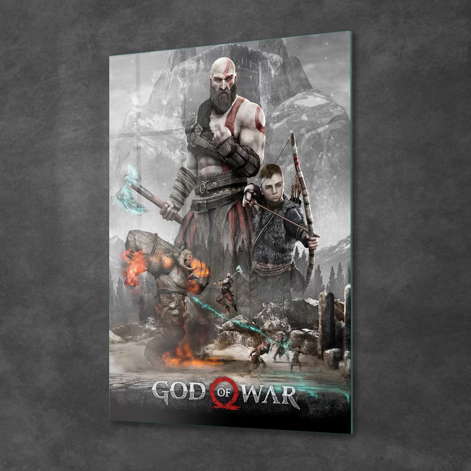 Picture of Decovetro Cam Tablo God Of War Afiş 70x100 cm