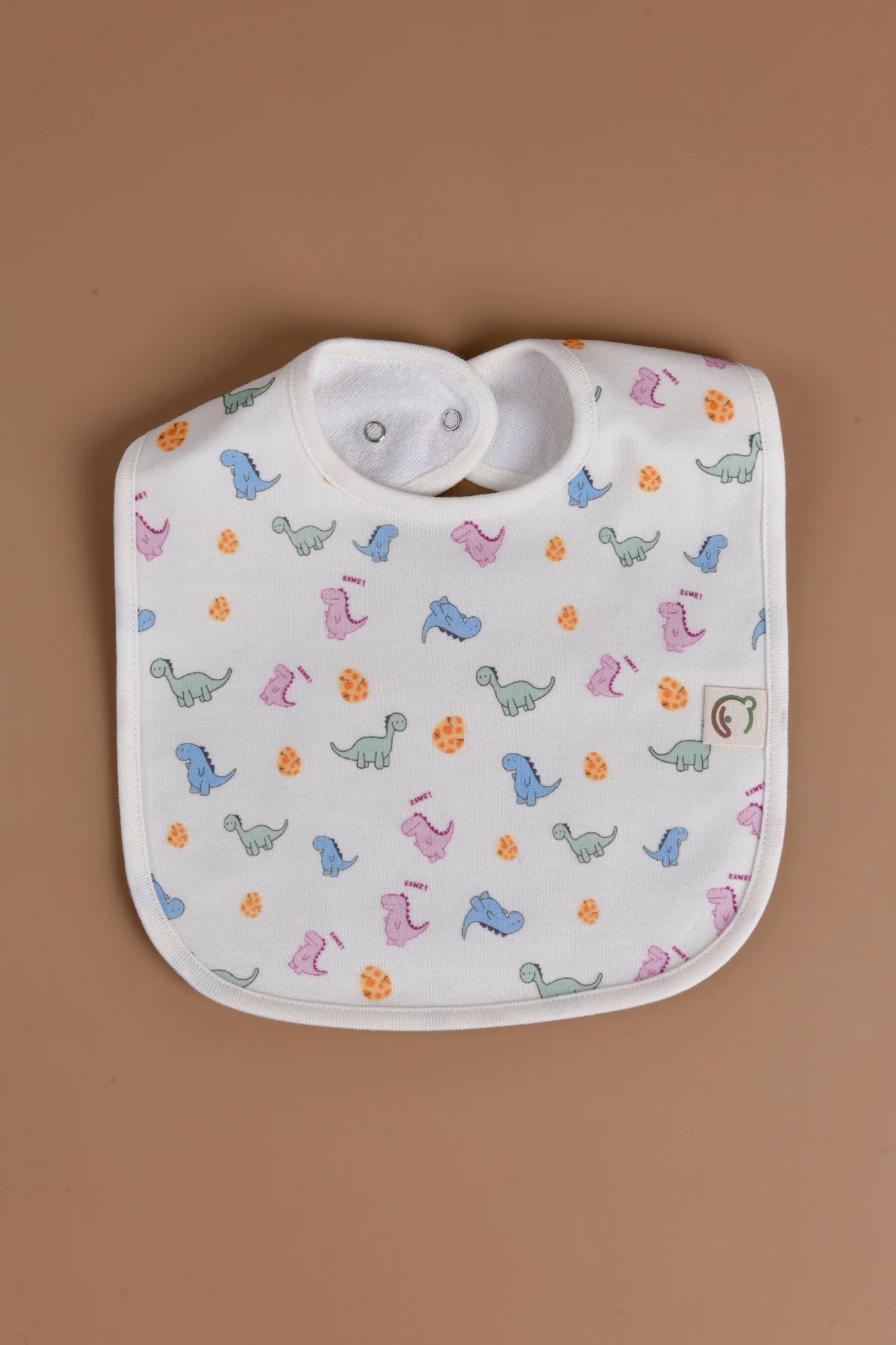 Picture of Sıvı Geçirmez  Mama Önlüğü - Dinazor Desenli