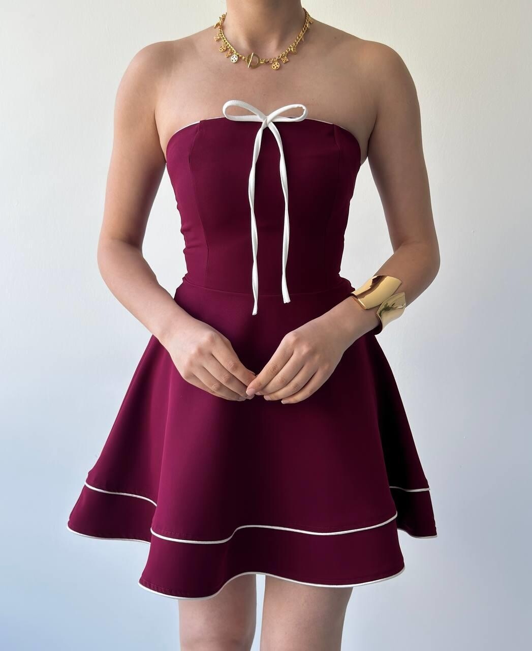 Picture of Yuna Straplez Elbise