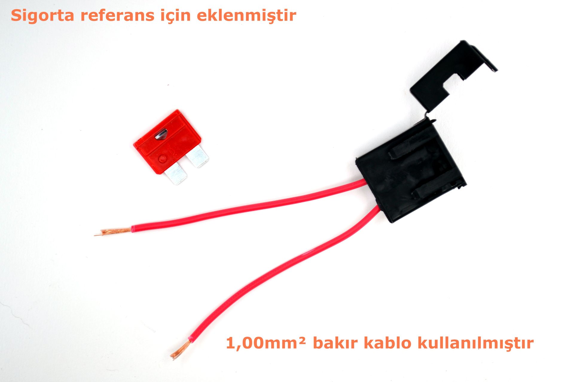 Picture of Standart Bıçak Sigorta Yuvası 1mm² Kablolu Kapaklı İç Mekan MT-SY10