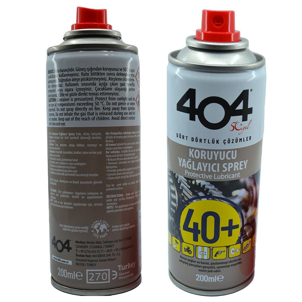 Picture of Çok Amaçlı Yağlayıcı Koruyucu Sprey 200Ml 40+