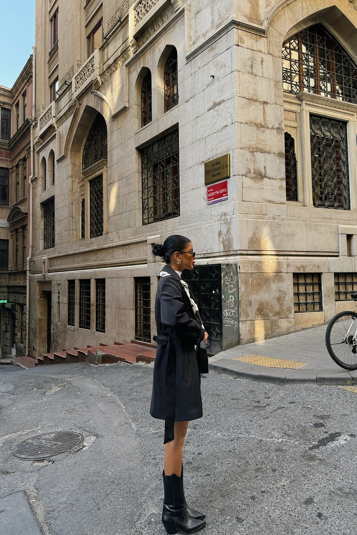 Picture of Black Osanna Trench Coat