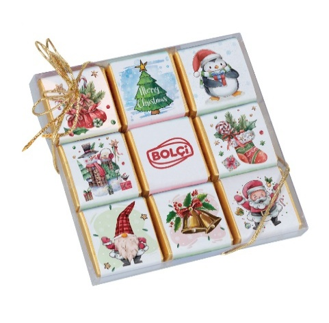 Picture of CHRISTMAS CHOCOLATE TILES 144g