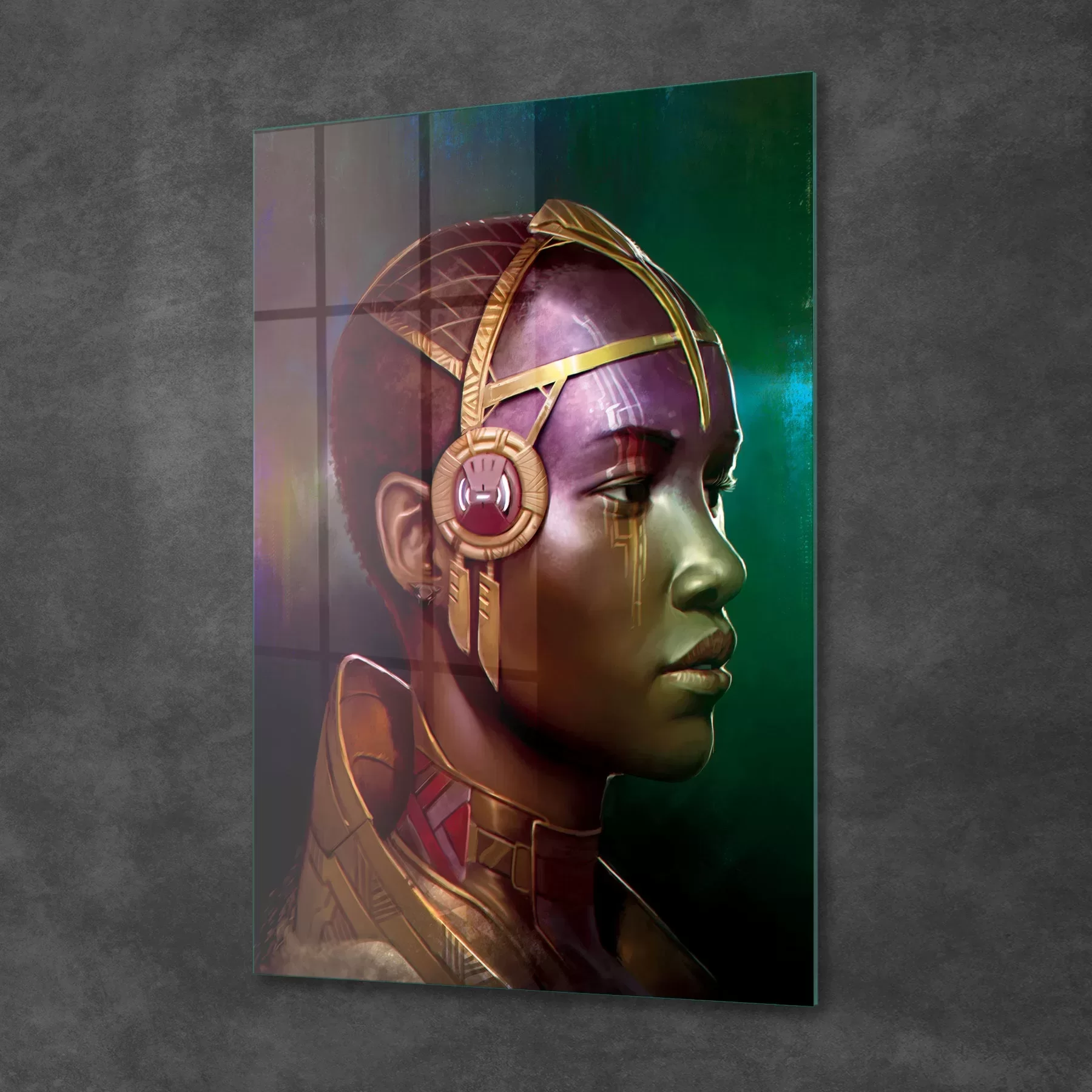 Picture of Decovetro Cam Tablo Cyberpunk Woman 30x40 cm