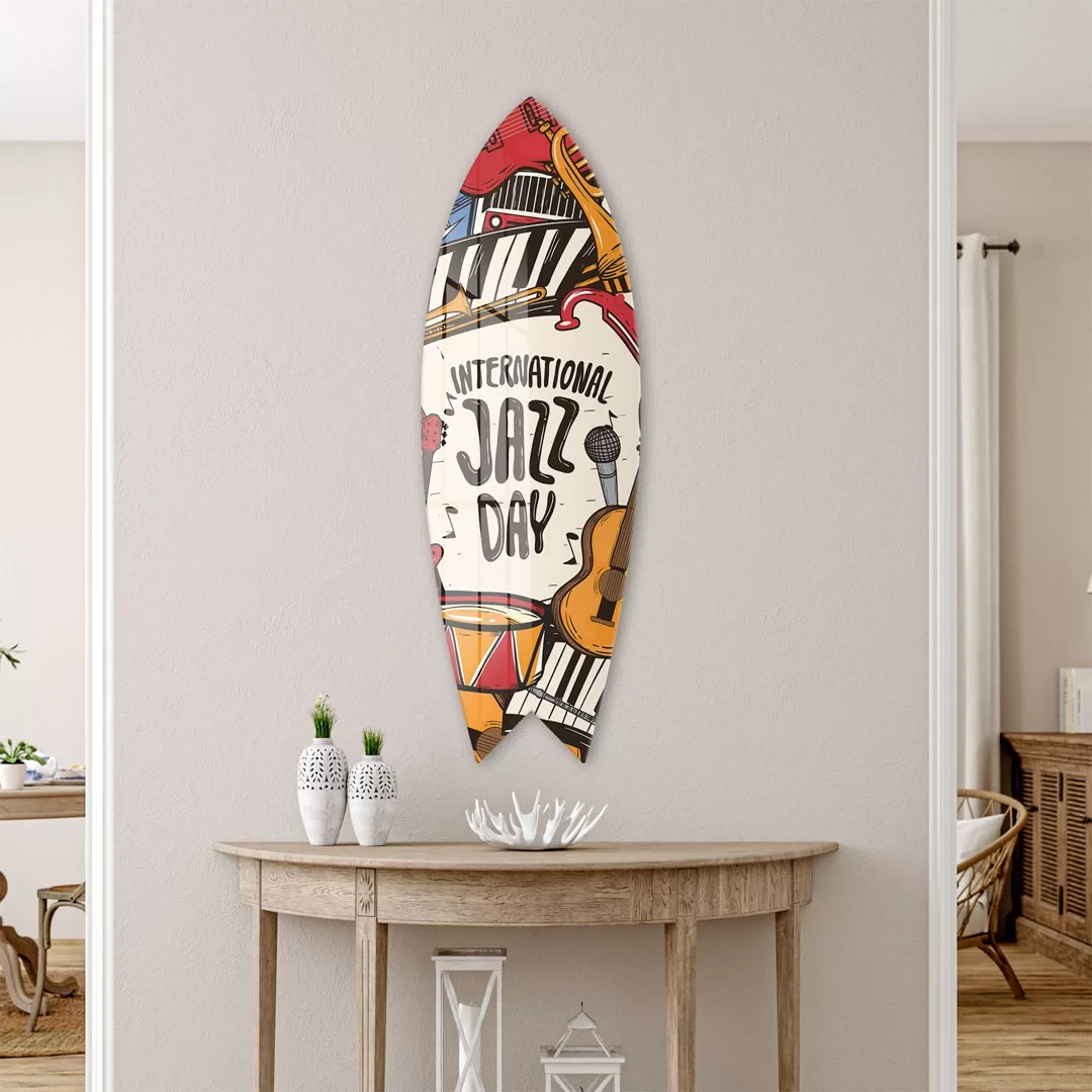 Picture of Decovetro ST 4009 Dekoratif Cam Sörf Tahtası 33x100 Cm