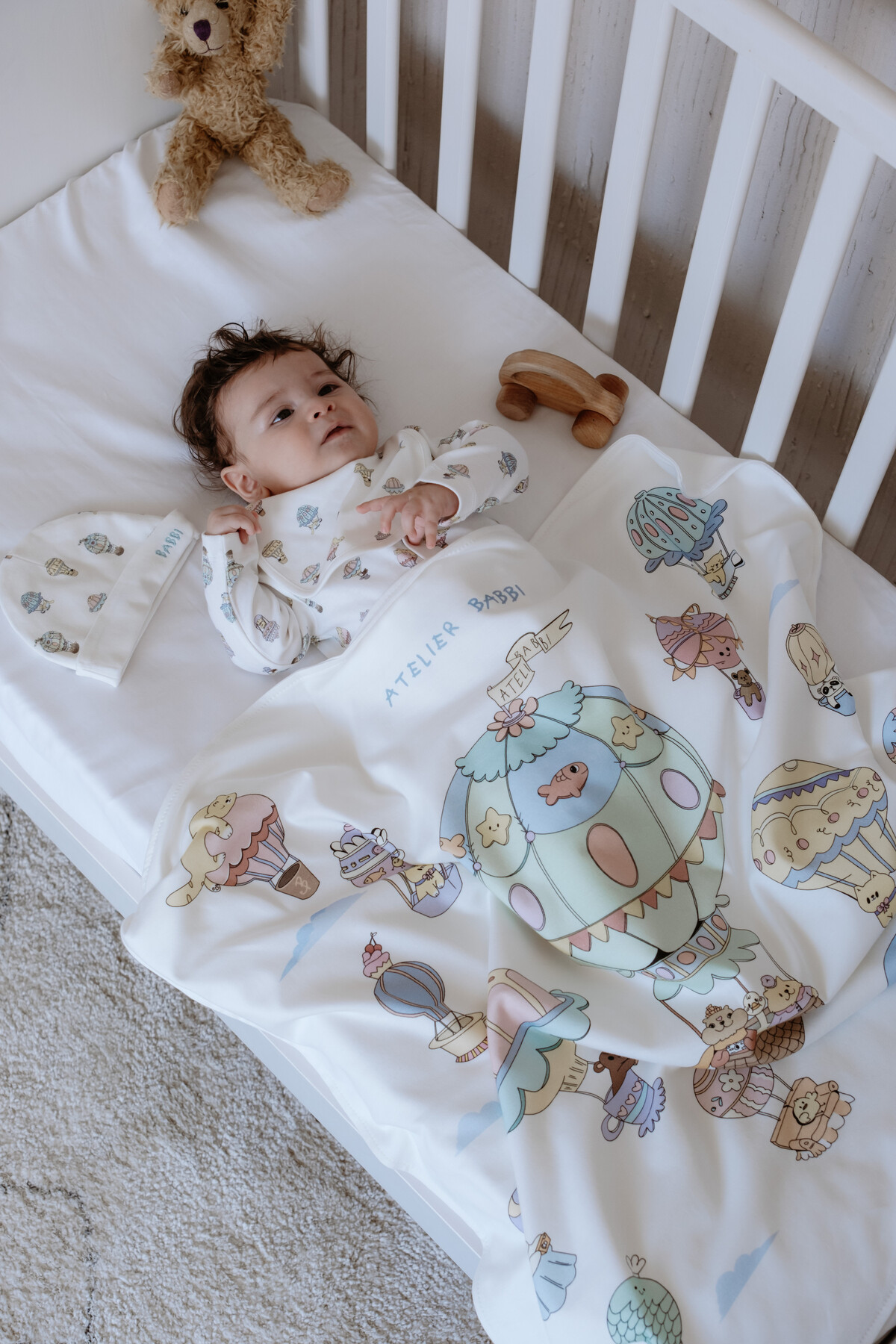 Picture of Çift Taraflı Bebek Battaniyesi - Kapadokya