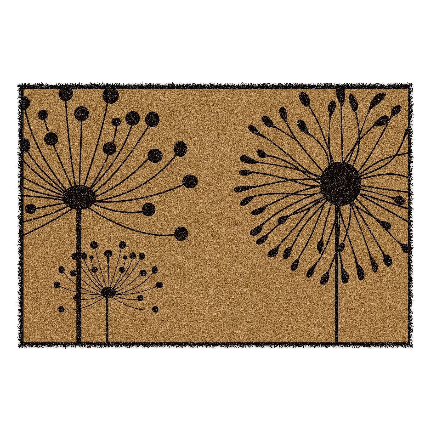 Picture of Decovetro Paspas Çiçek Desenli Kapı Önü Paspası40 x 60 Cm