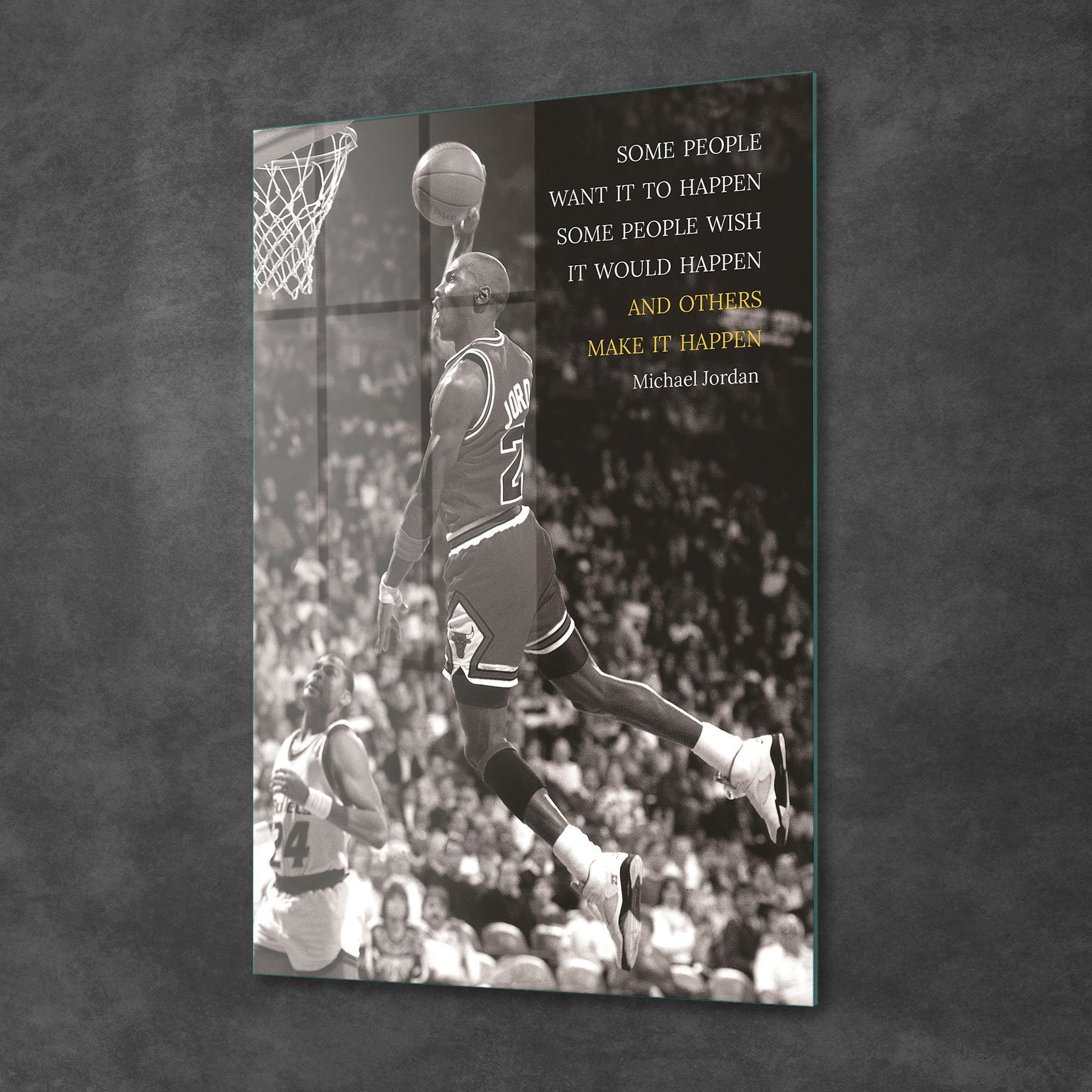 Picture of Decovetro Cam Tablo Michael Jordan Motivational 50x70 cm