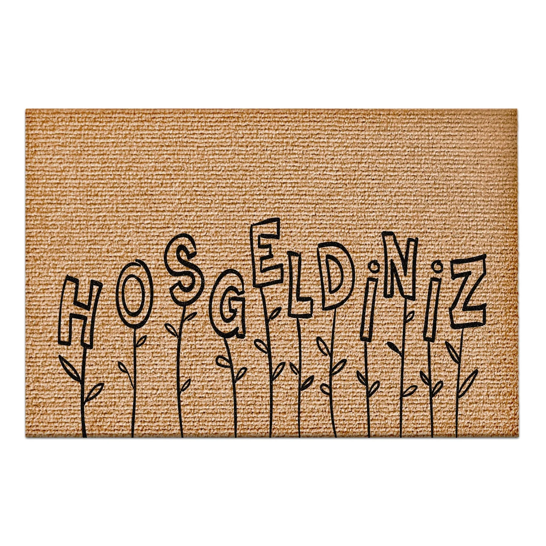 Picture of Decovetro Hoşgeldiniz Desenli Kapı Önü Halı Paspas 40 x 60 Cm