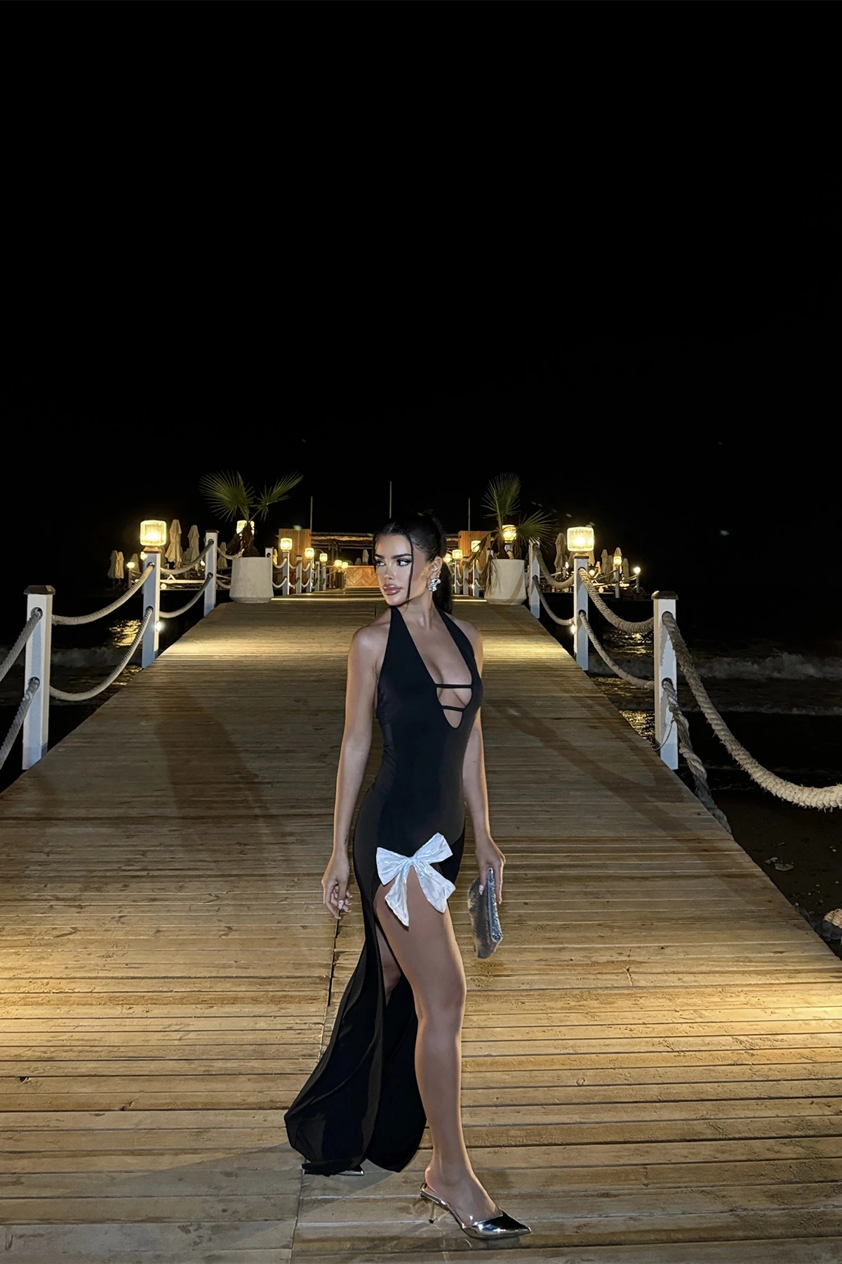 Picture of Black Miranda Long Dress