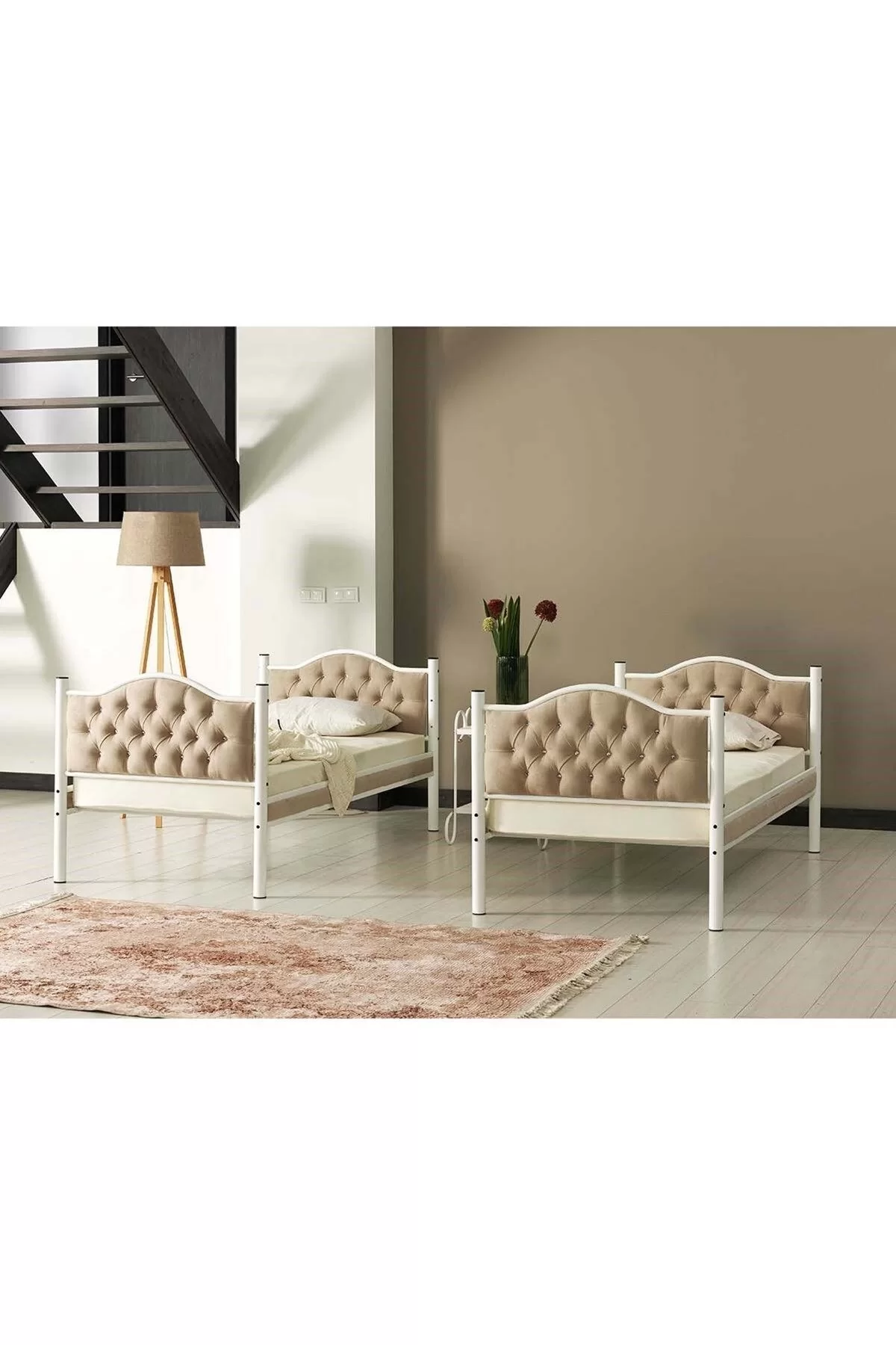 Picture of Melis Çift Katlı Metal Ranza Ve Karyola 90x190