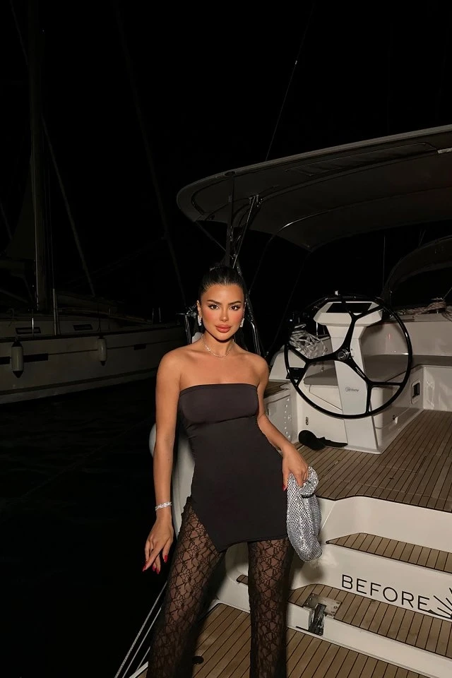 Picture of Eliza Lace Trousers Strapless Suit