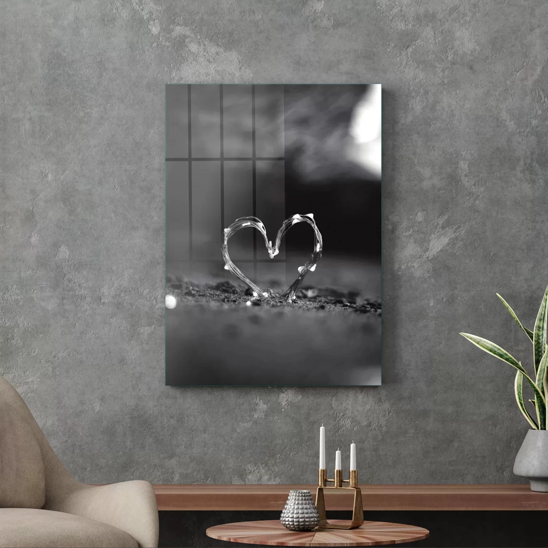 Picture of Decovetro Cam Tablo Love 30x40 cm