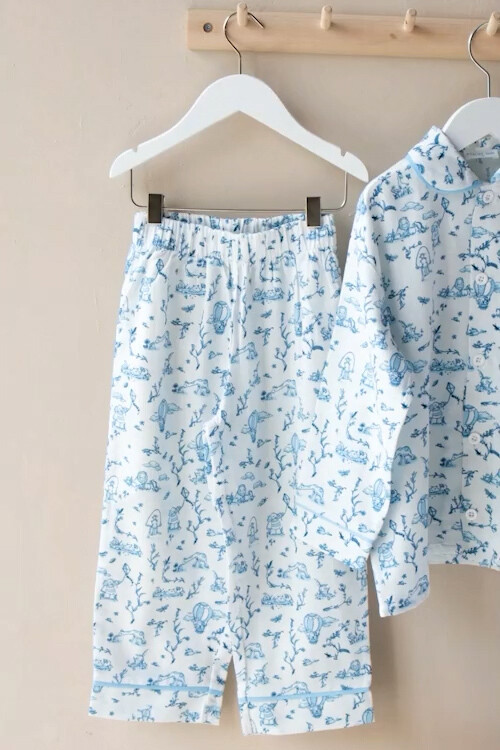 Picture of Pijama Takımı - Toile De Jouy / Mavi