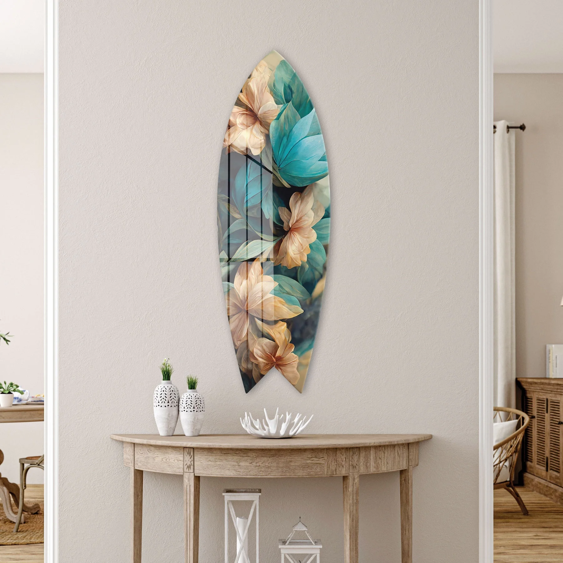 Picture of Decovetro ST 4088 Dekoratif Cam Sörf Tahtası 33x100 Cm