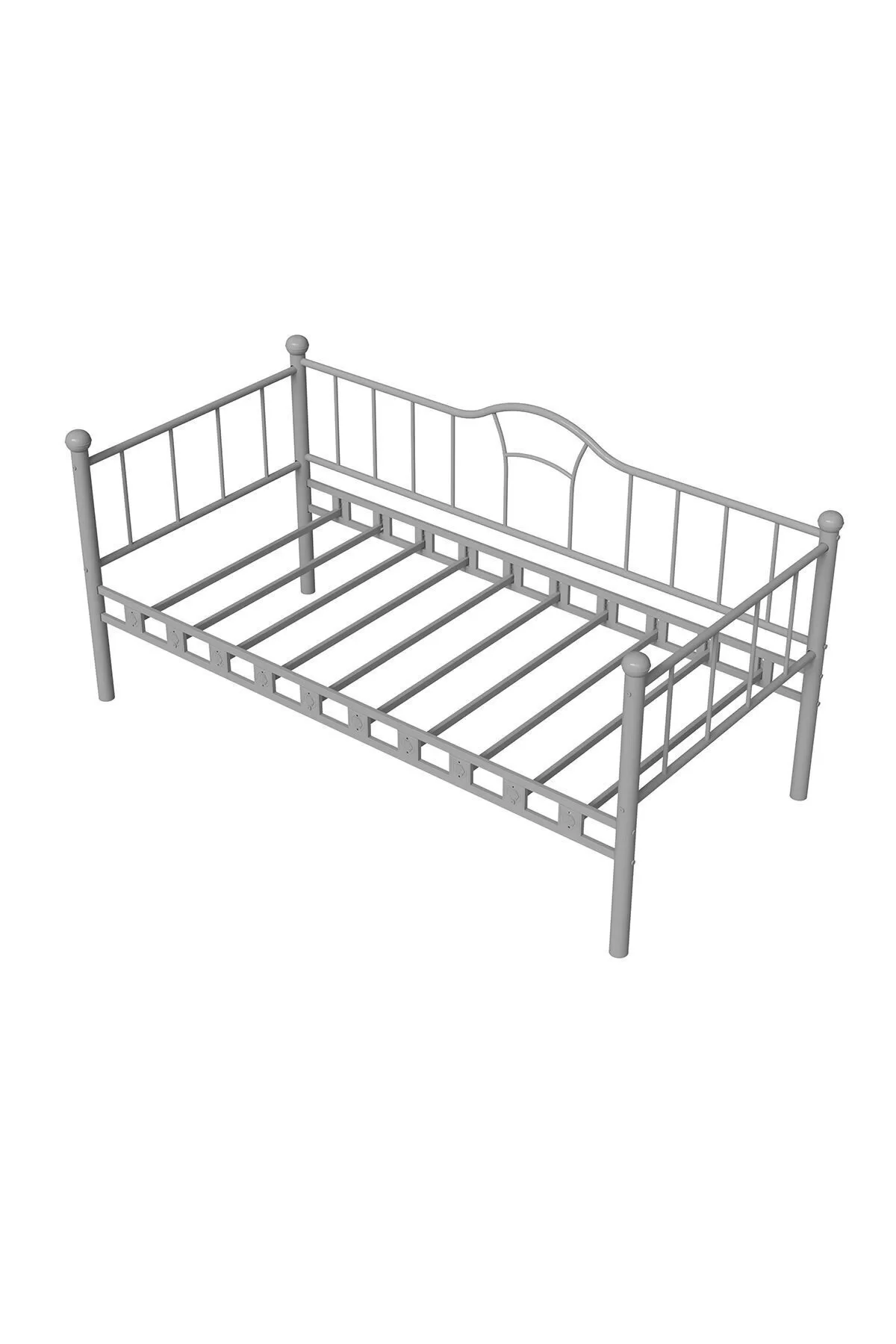 Picture of Kamelya Sedir Metal Karyola Gri