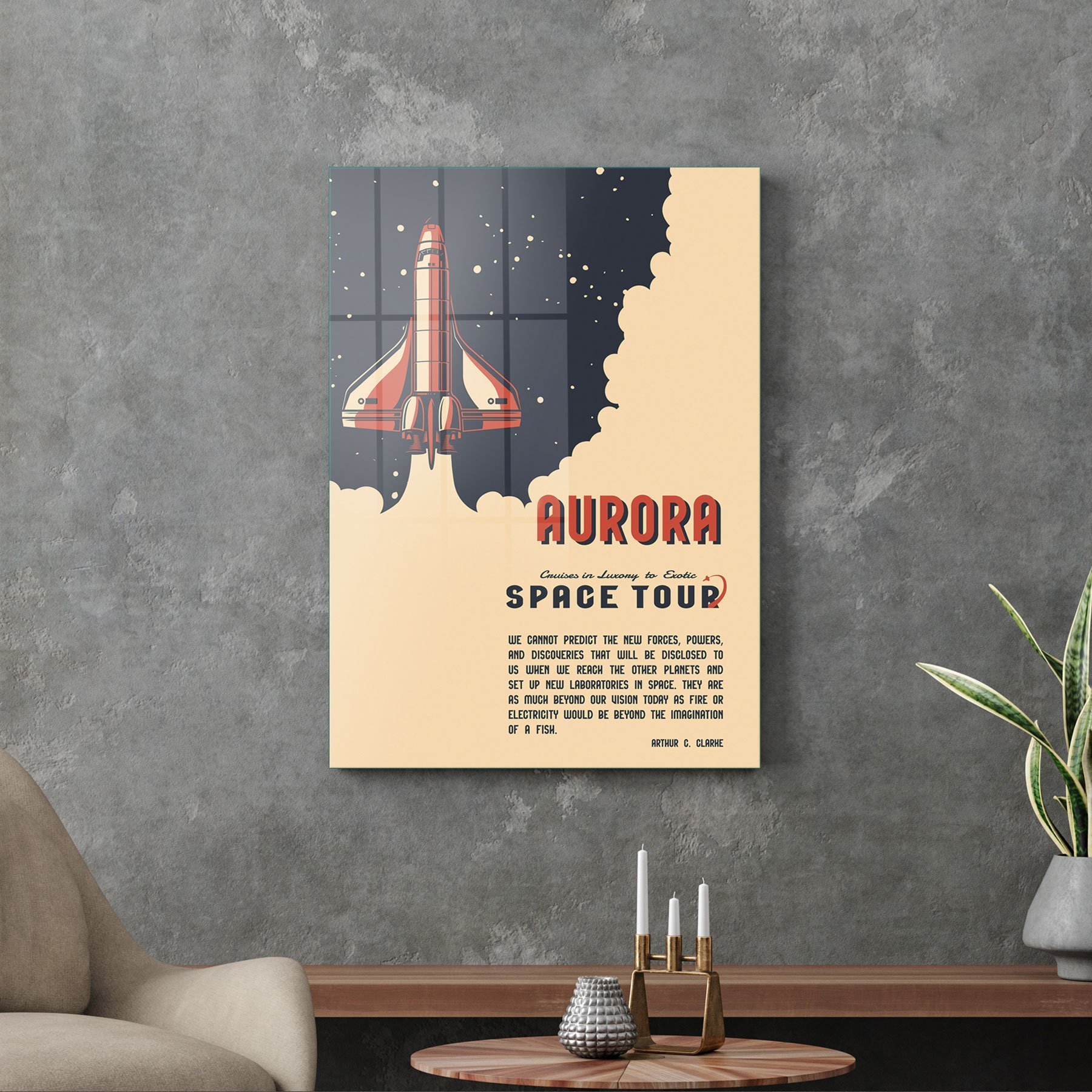 Picture of Decovetro Cam Tablo Space Adventure 50x70 cm
