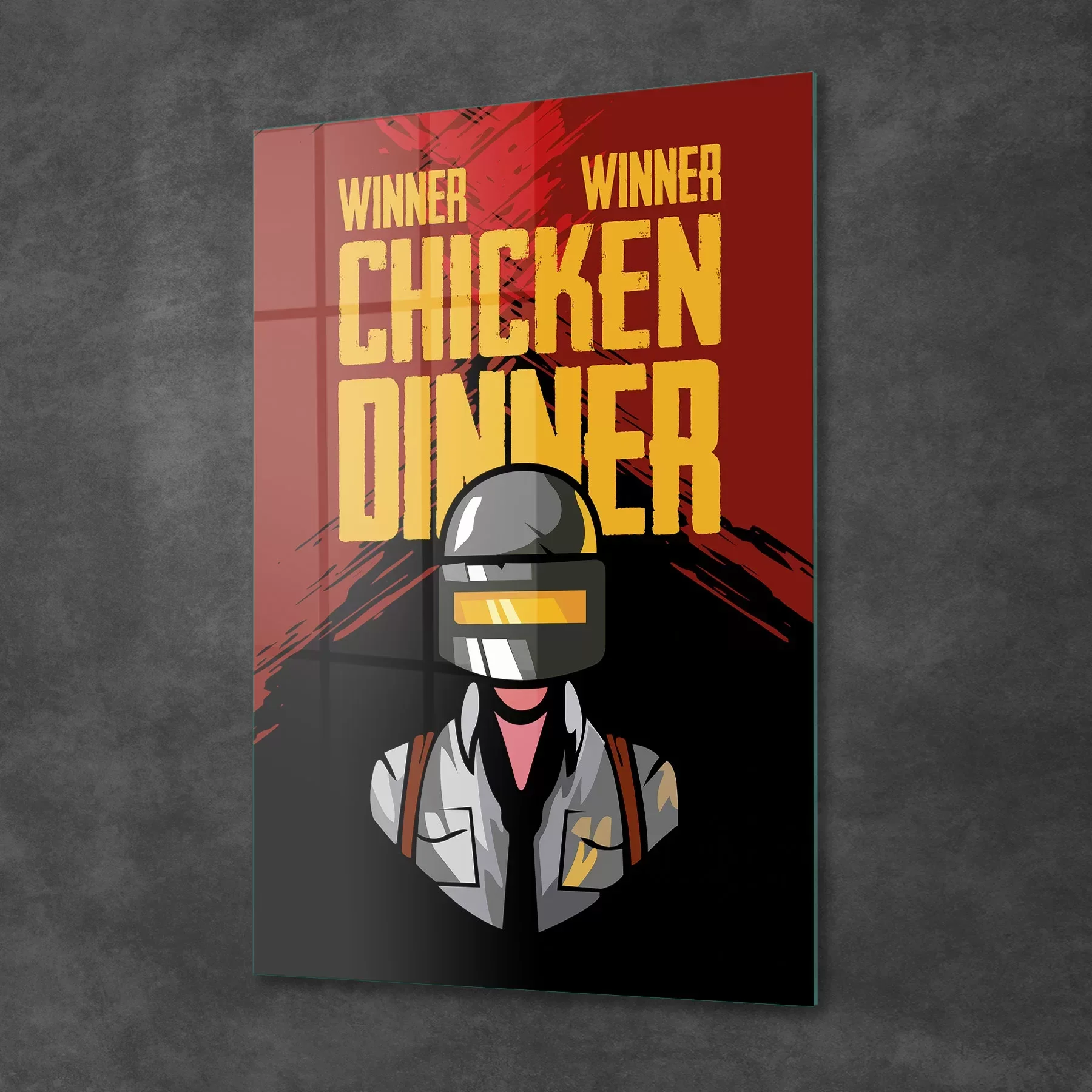 Picture of Decovetro Cam Tablo Pubg Chicken Dinner 70x100 cm