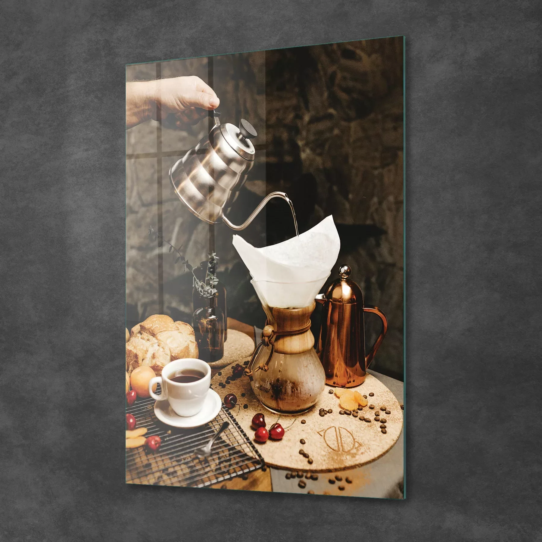 Picture of Decovetro Cam Tablo Coffe Time 50x70 cm