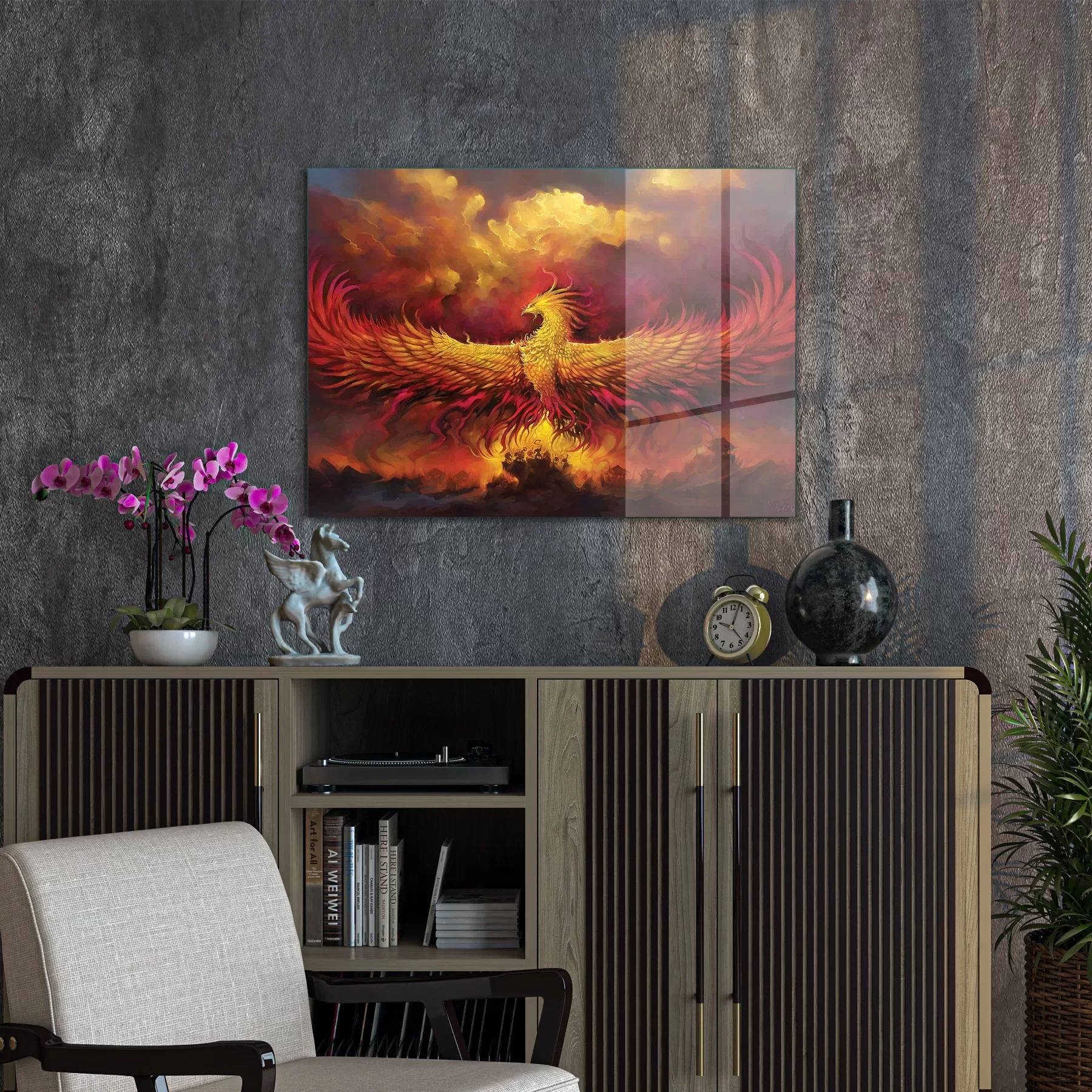 Picture of Decovetro Cam Tablo Phoenix Wall Art 30x40 cm