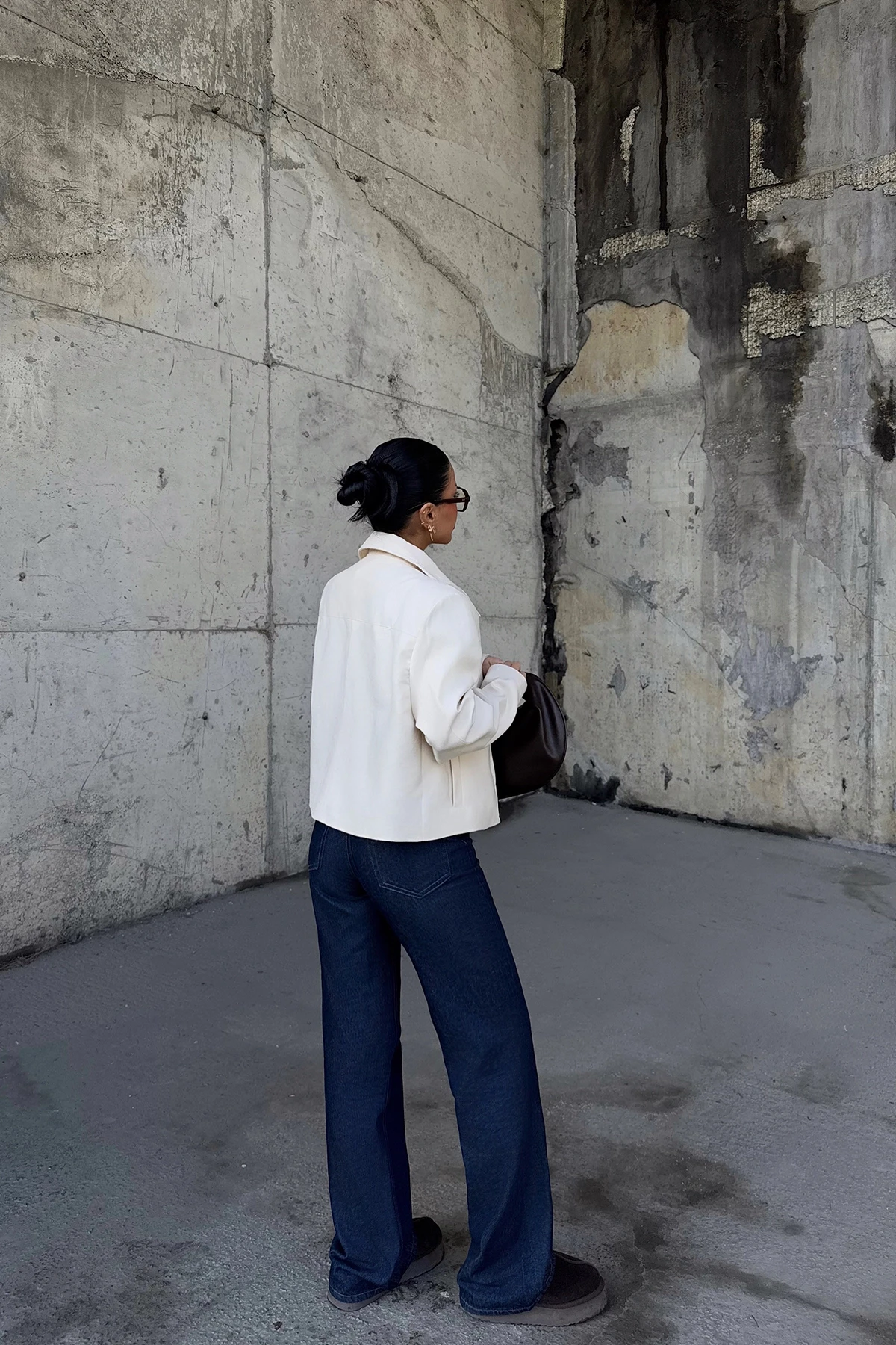 Picture of White Shirt Collar Jacket