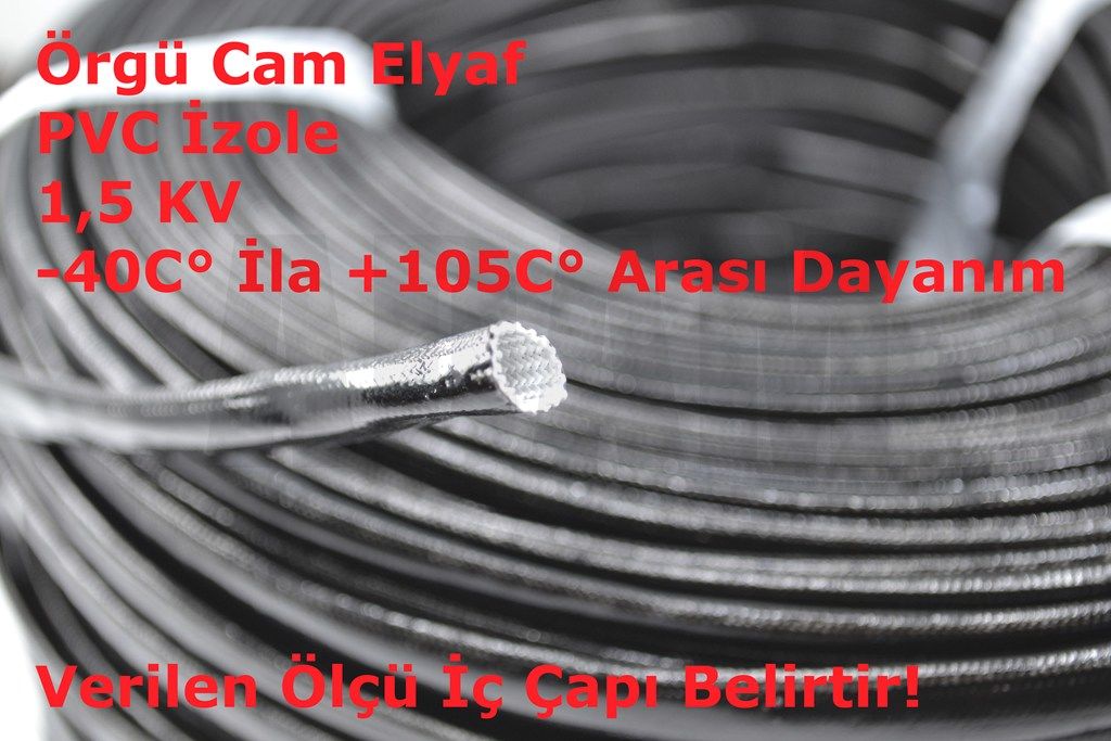 Picture of 200 Metre 1,5mm Cam Elyaf Siyah Makaron MT-CM01-5S