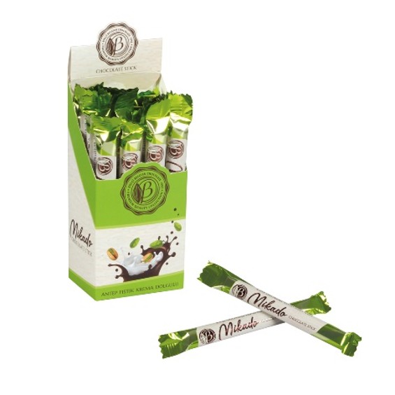 Picture of PISTACHIO CREAM FILLED MILK CHOCOLATE 12,5g