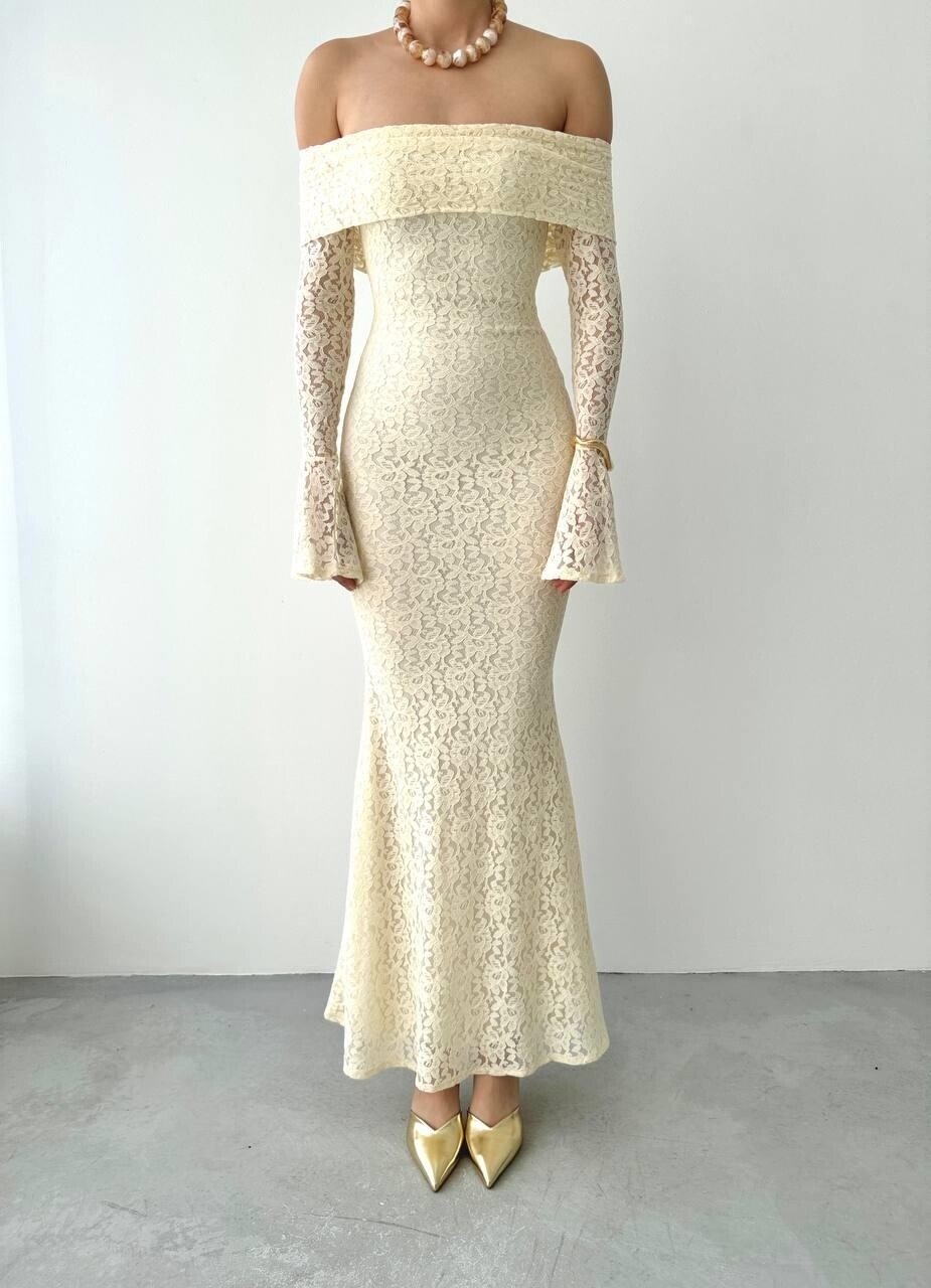 Picture of Arya Straplez Dantel Elbise