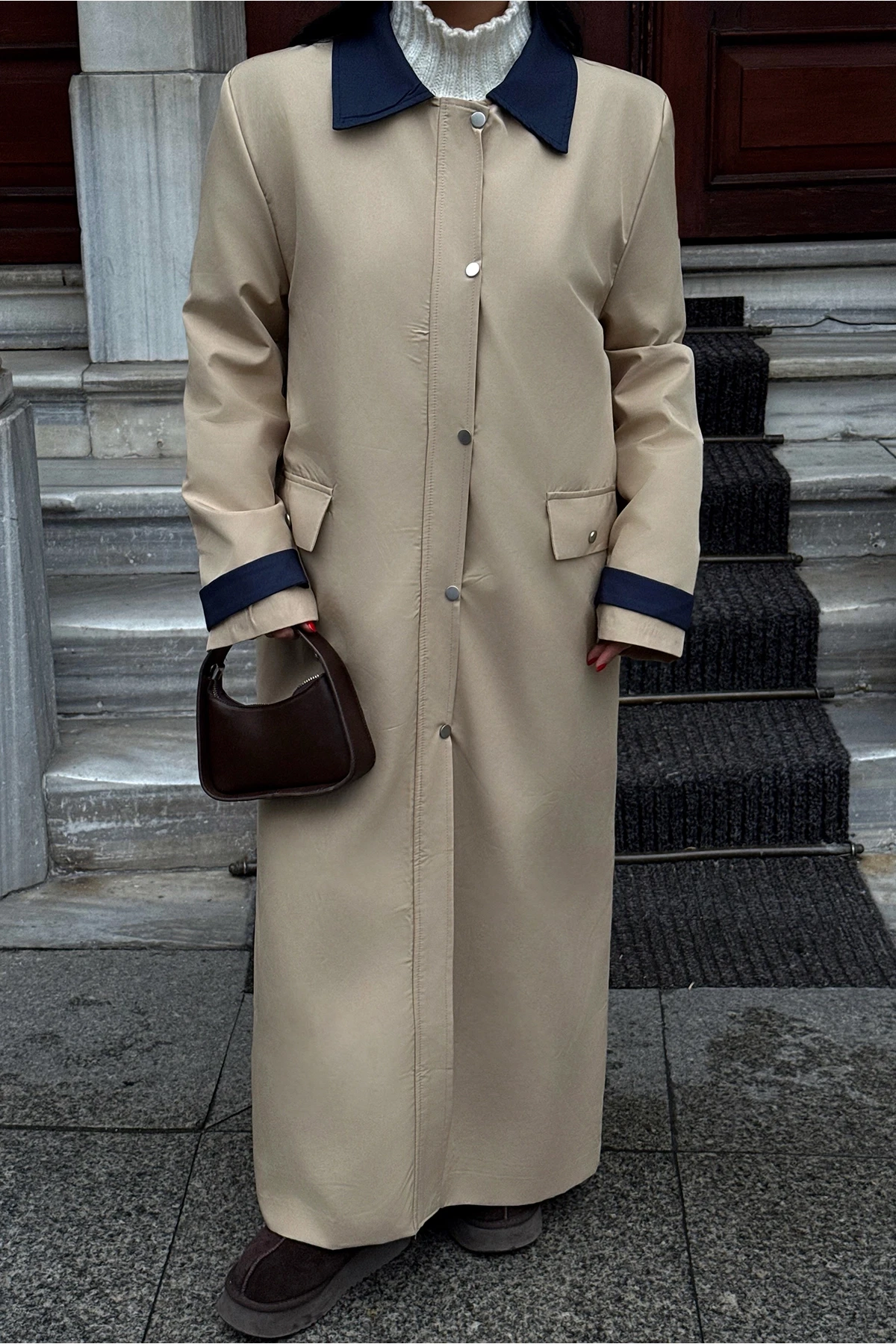 Picture of Cream Aldabella Trench Coat
