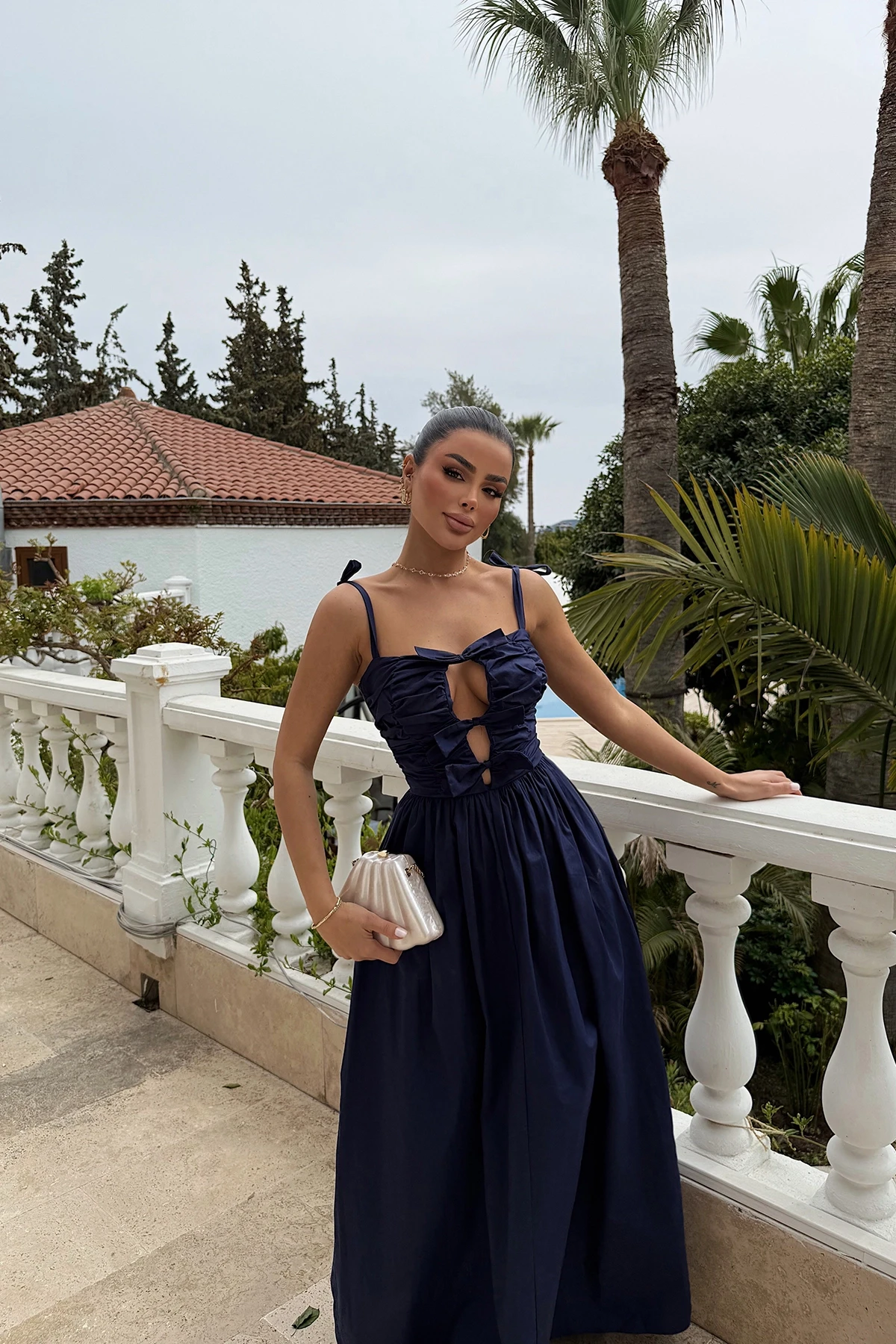 Picture of Navy Blue Mirabelle Long Dress