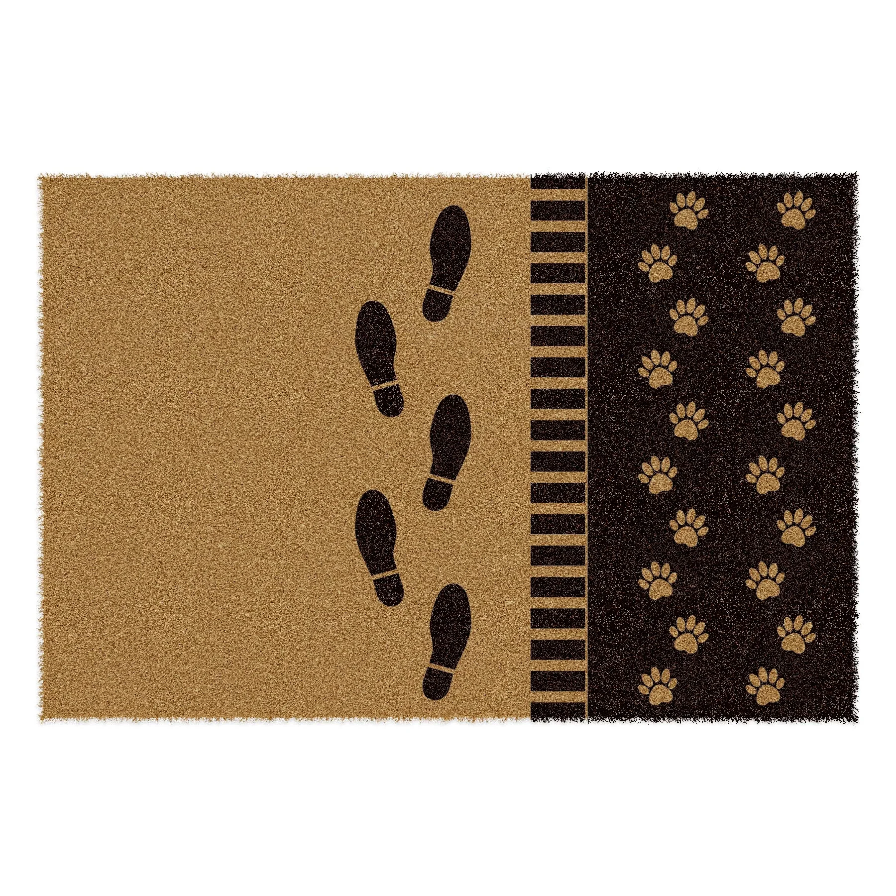 Picture of Decovetro Paspas Dekoratif Ayak İzi Desenli Kapı Önü Paspası 40 x 60 cm