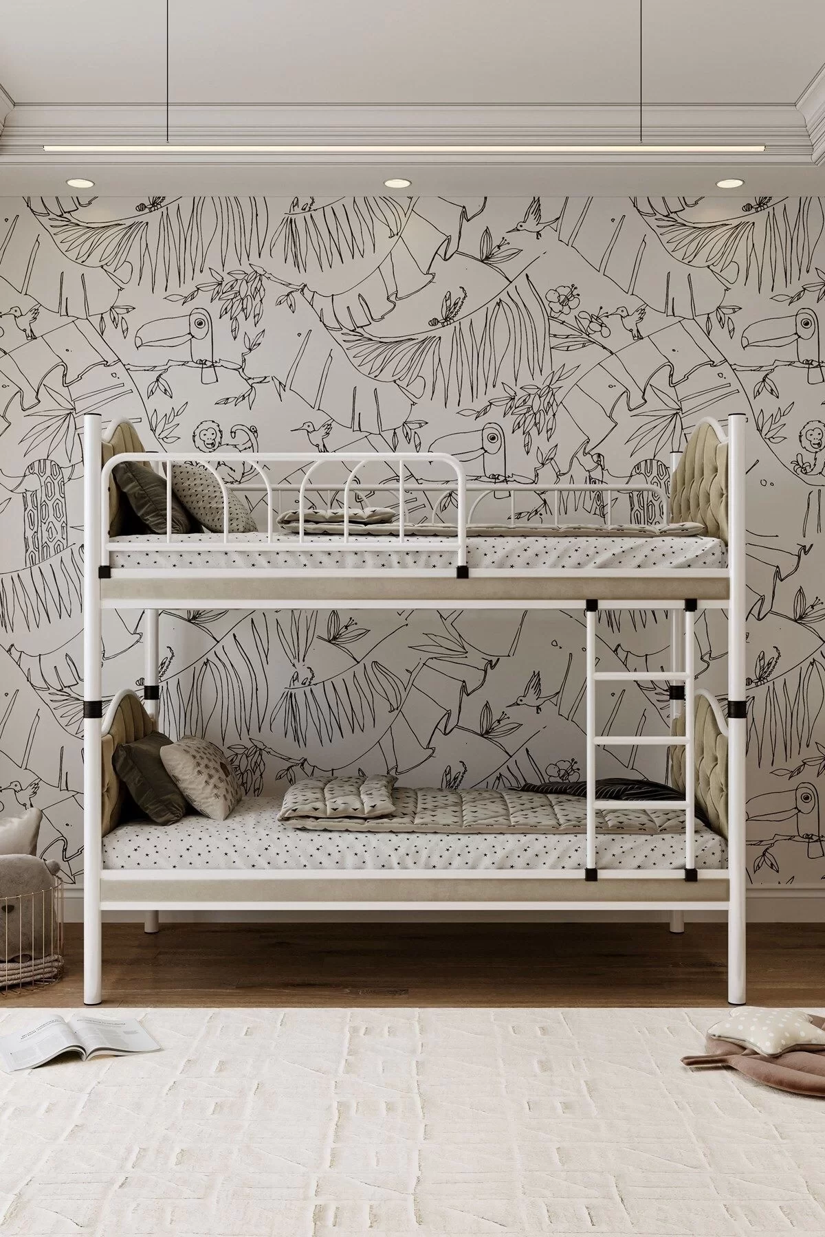 Picture of Melis Çift Katlı Metal Ranza Ve Karyola 90x200