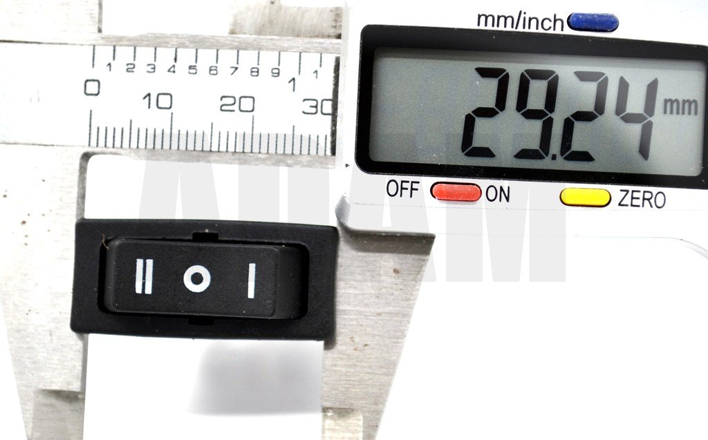 Picture of Cam Anahtarı Düğmesi Işıksız İnce Tip 3 Pin 1-0-2 Yaylı