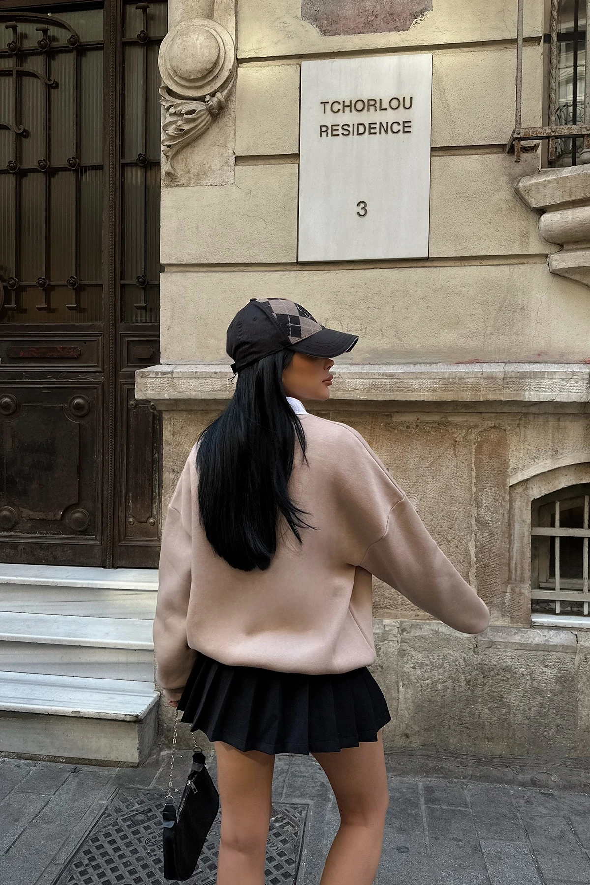 Picture of Beige A Embroidered Sweat