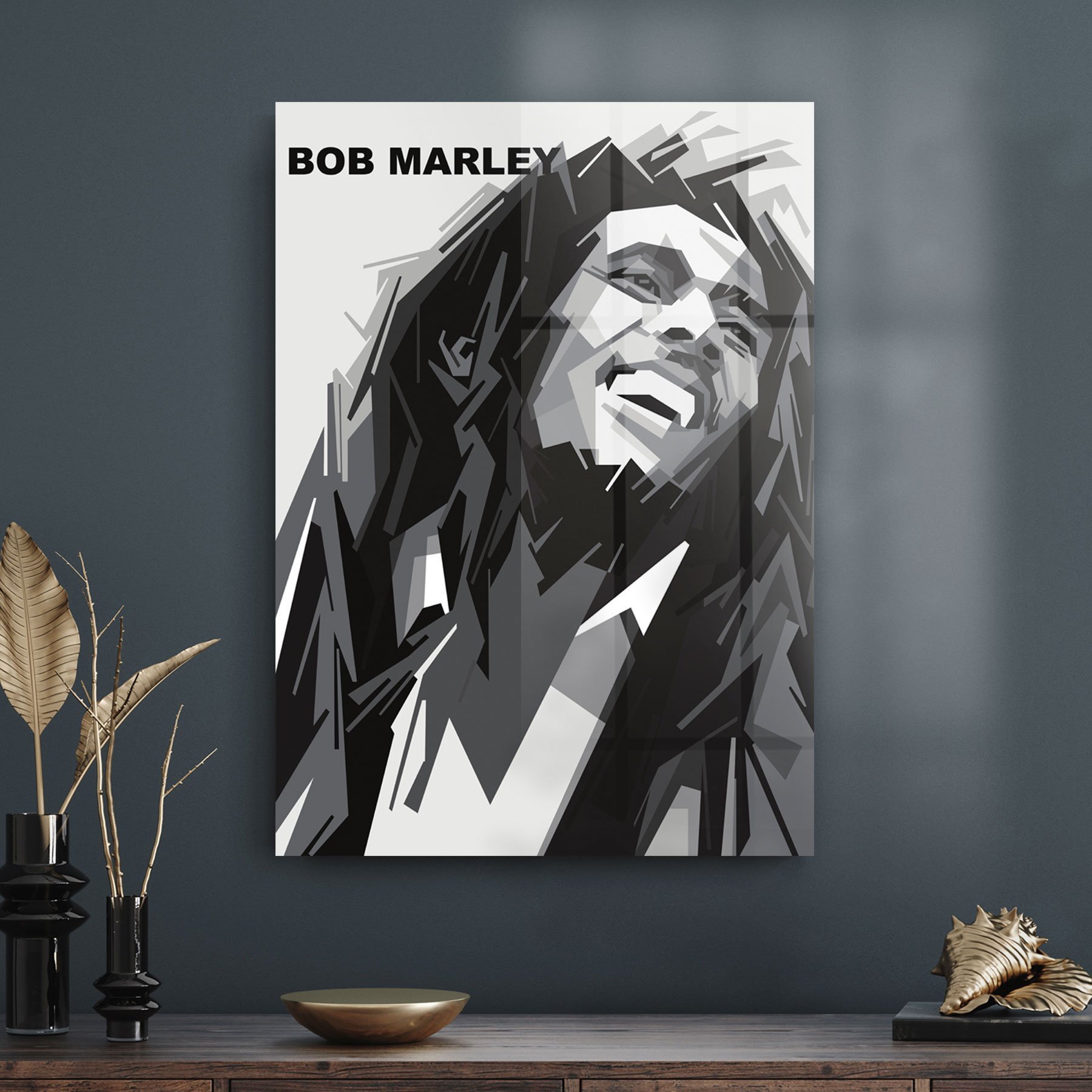 Picture of Decovetro Cam Tablo Bob Marley 30x40 cm