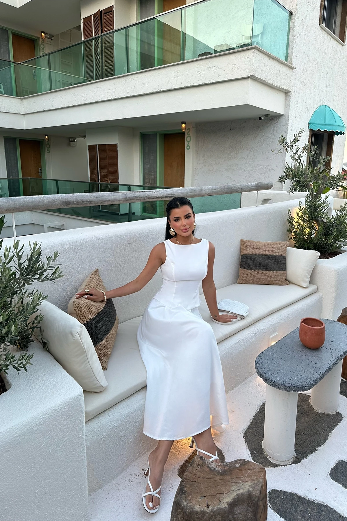 Picture of White Emma Skirt Set