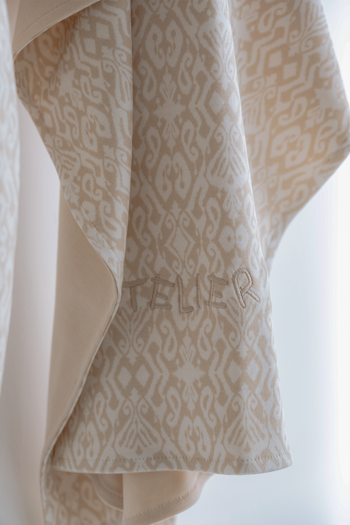 Picture of Çift Taraflı Bebek Battaniyesi - İkat / Bej