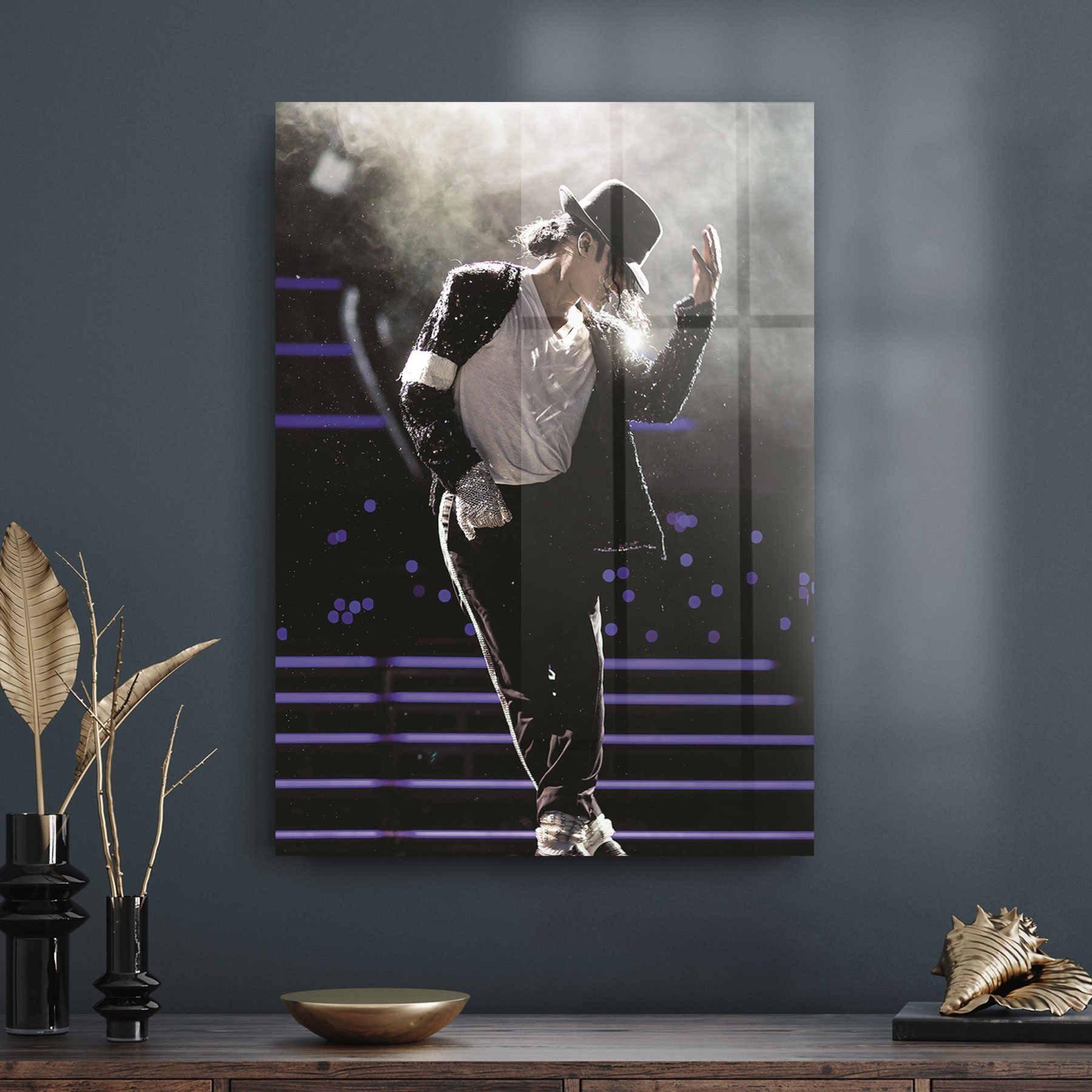 Picture of Decovetro Michael Jackson Dans Cam Tablo 30x40 cm