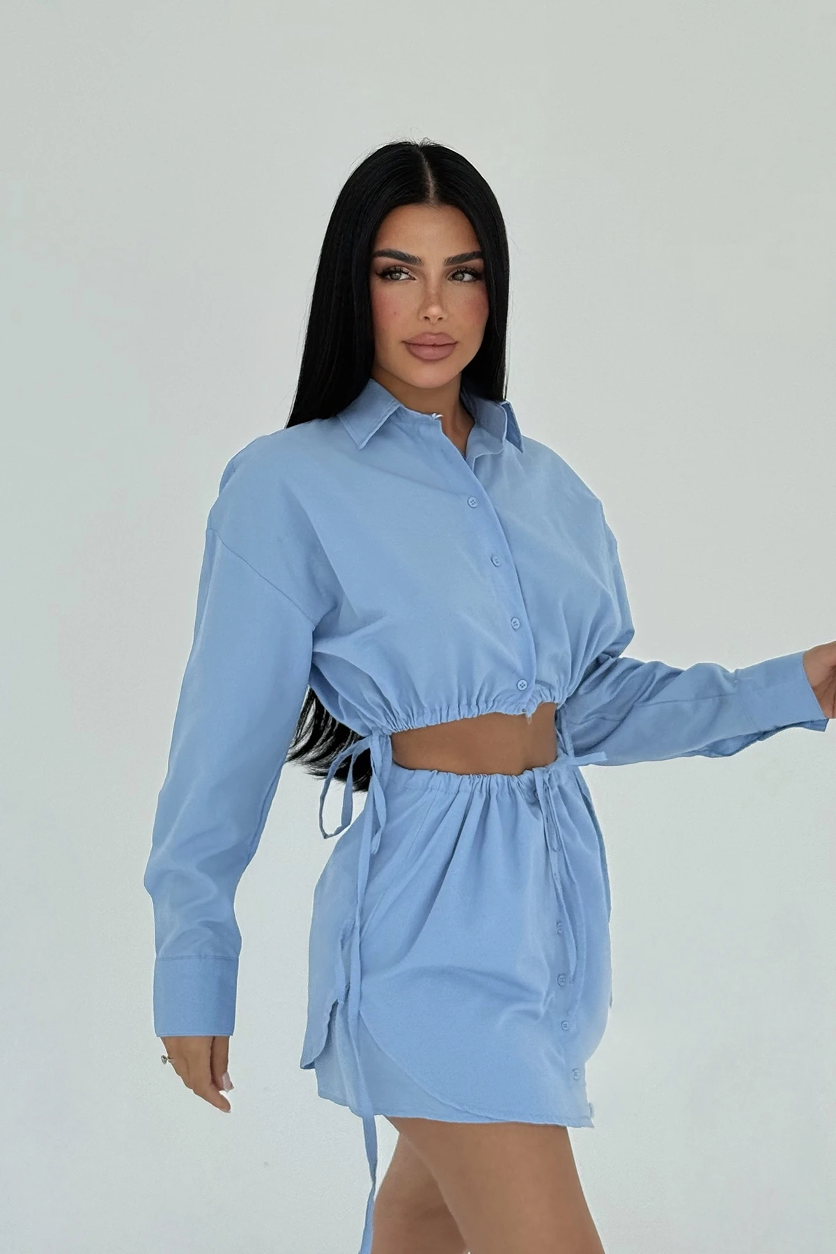 Picture of Blue Skirt Suit