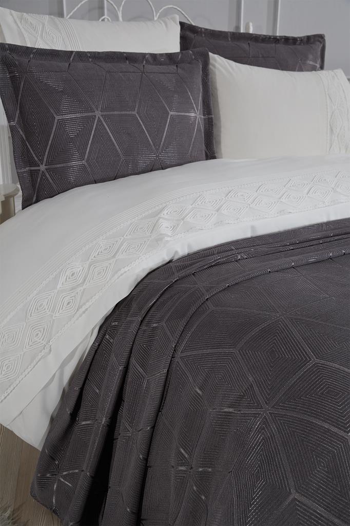 Picture of Çeyiz Diyarı Verona 7 Parça Gelin Seti Antrasit