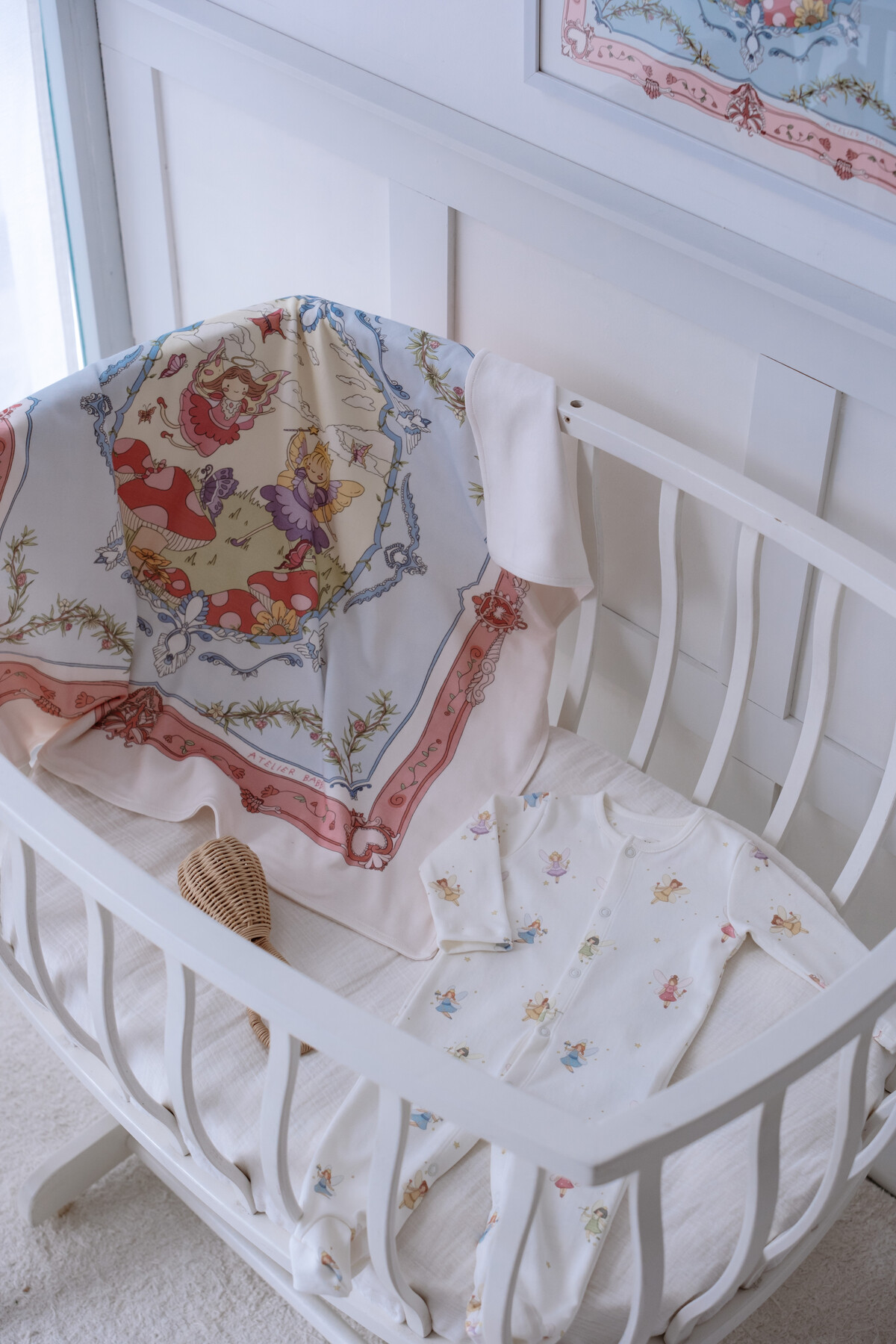 Picture of Çift Taraflı Bebek Battaniyesi - Peri Masalı