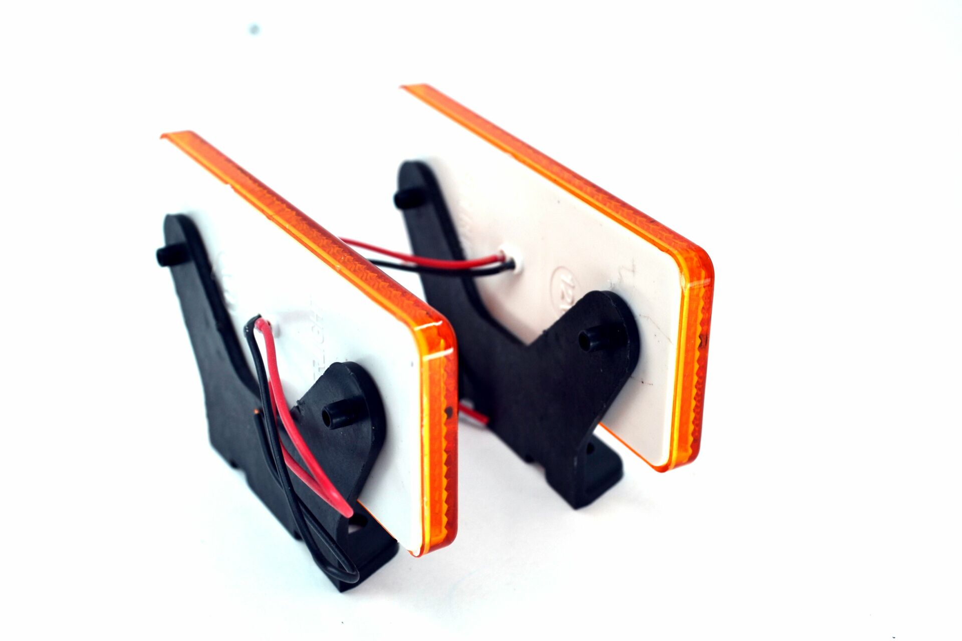 Picture of 2 Adet 12V Turuncu Reflektör Dikdörtgen Ledli Side Marker Lamba