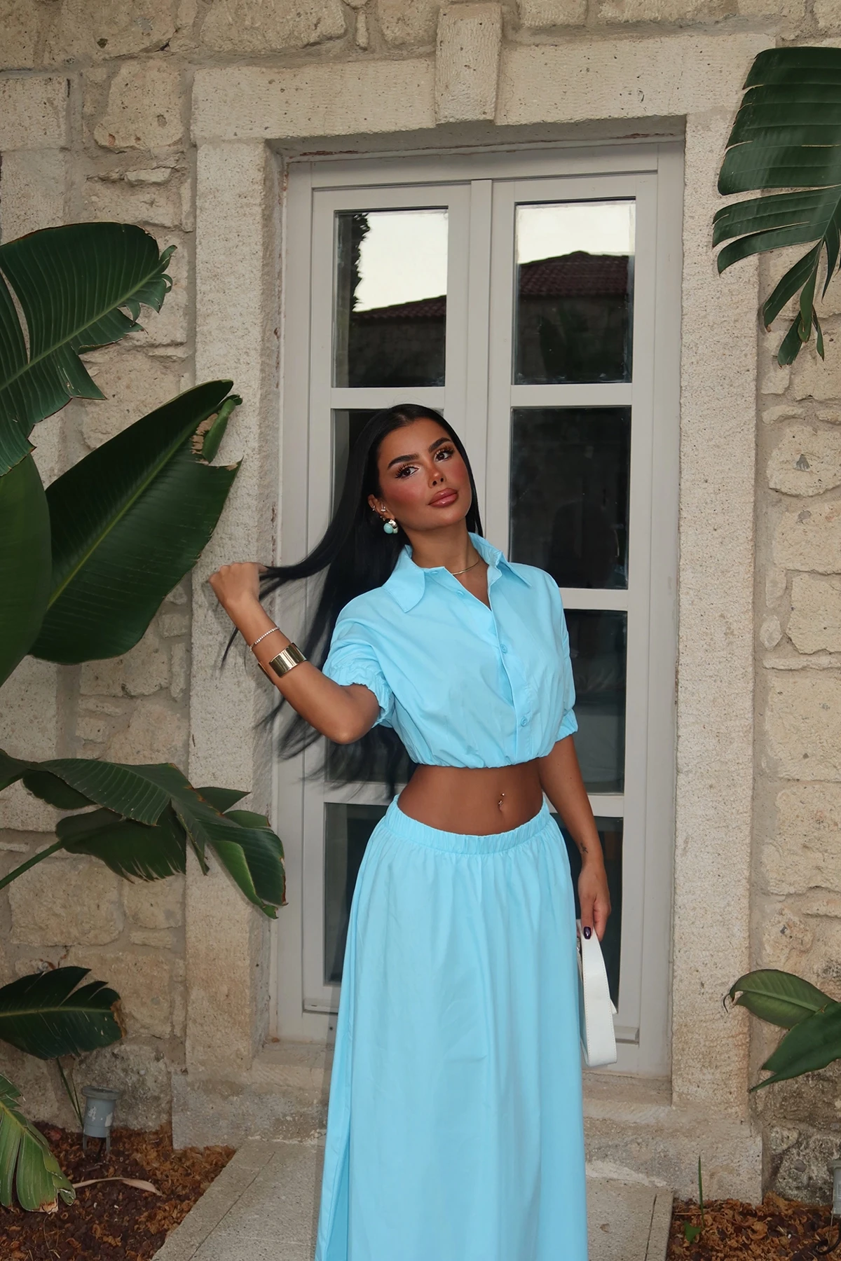 Picture of Turquoise Skirt Suit