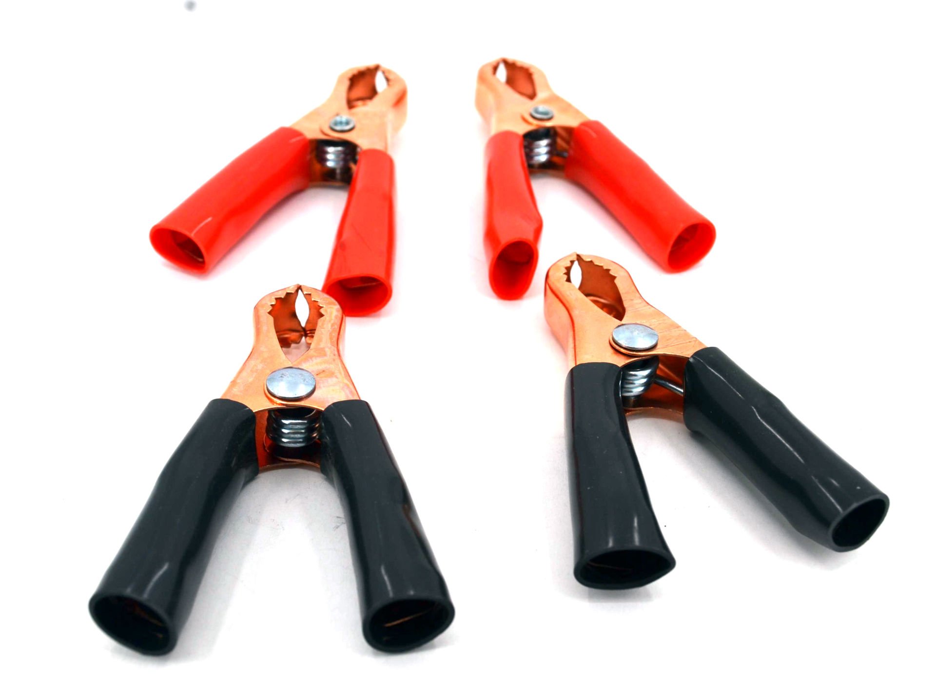 Picture of 1 Takım Mini Küçük Akü Takviye Pensesi Maşası Bakır Kaplama 2 Artı 2 Eksi Set