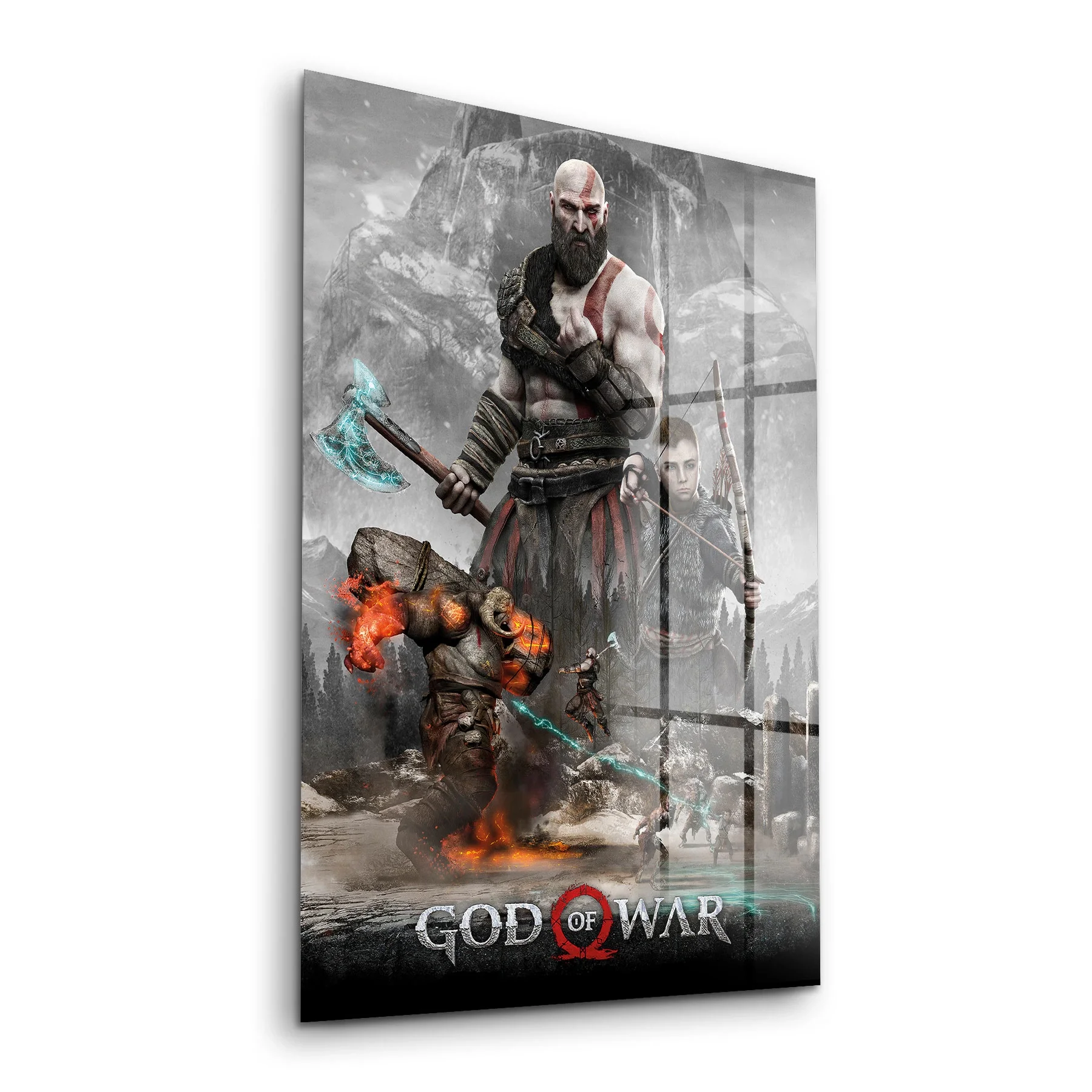 Picture of Decovetro Cam Tablo God Of War Afiş 30x40 cm