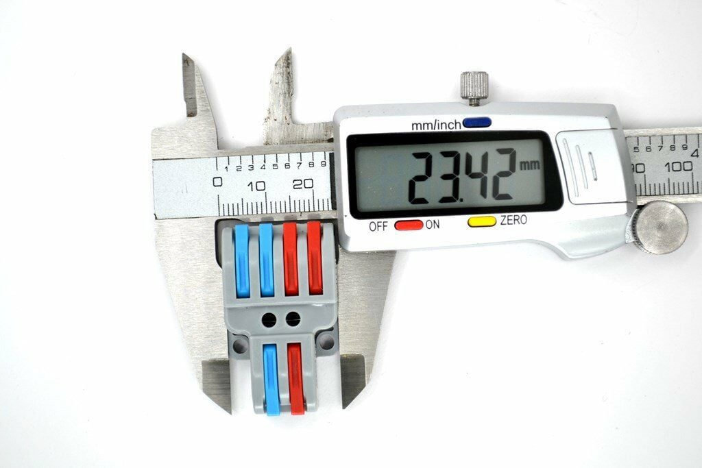 Picture of 10 Adet 2 Giriş 2+2 Çıkış Kablo Konnektörü Mandallı Buat Klemensi MT-KL0204