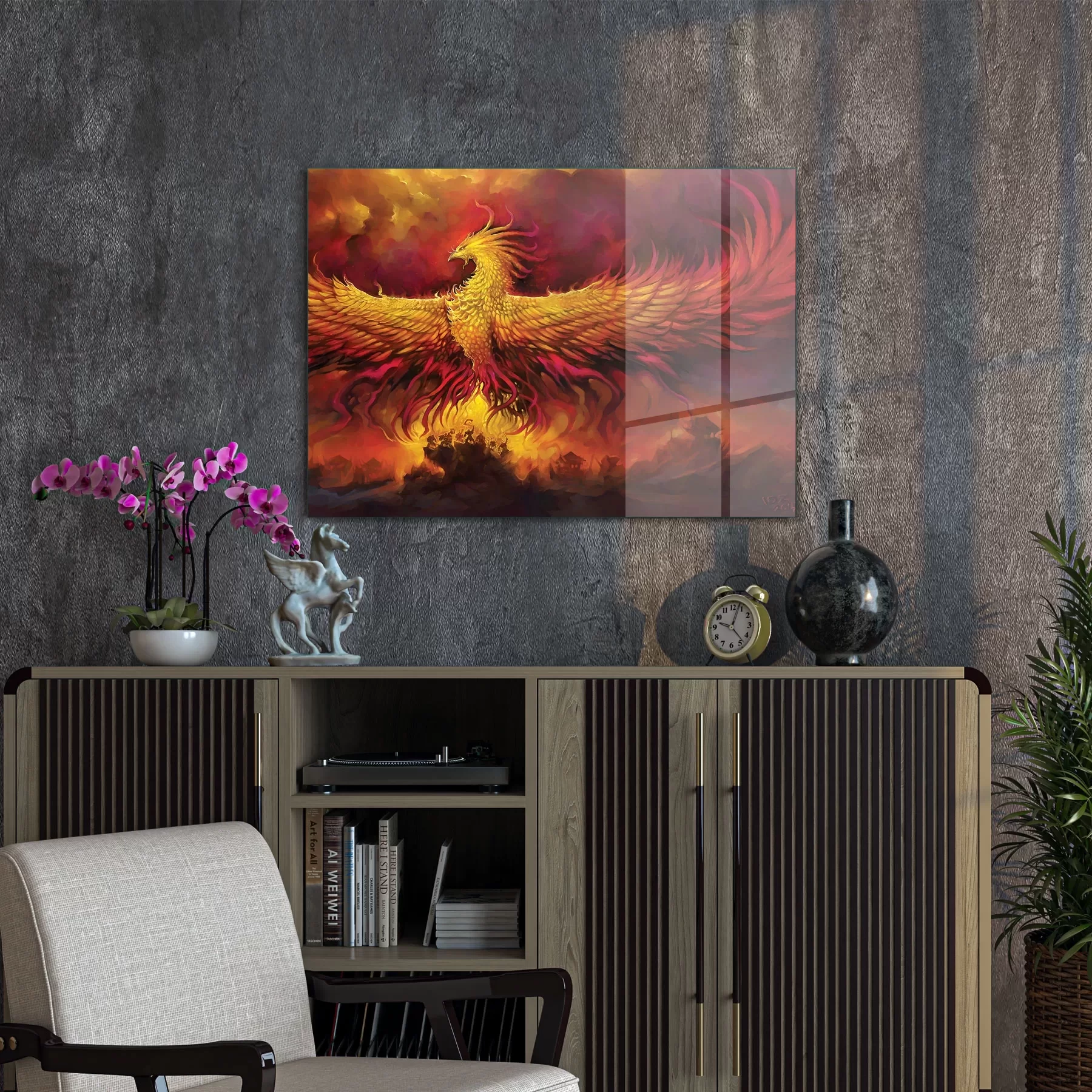 Picture of Decovetro Cam Tablo Phoenix 30x40 cm