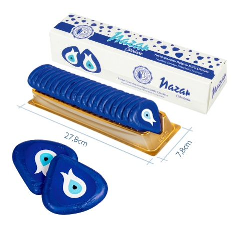 Picture of GIANDUJA FILLED BLUE EYE 20g